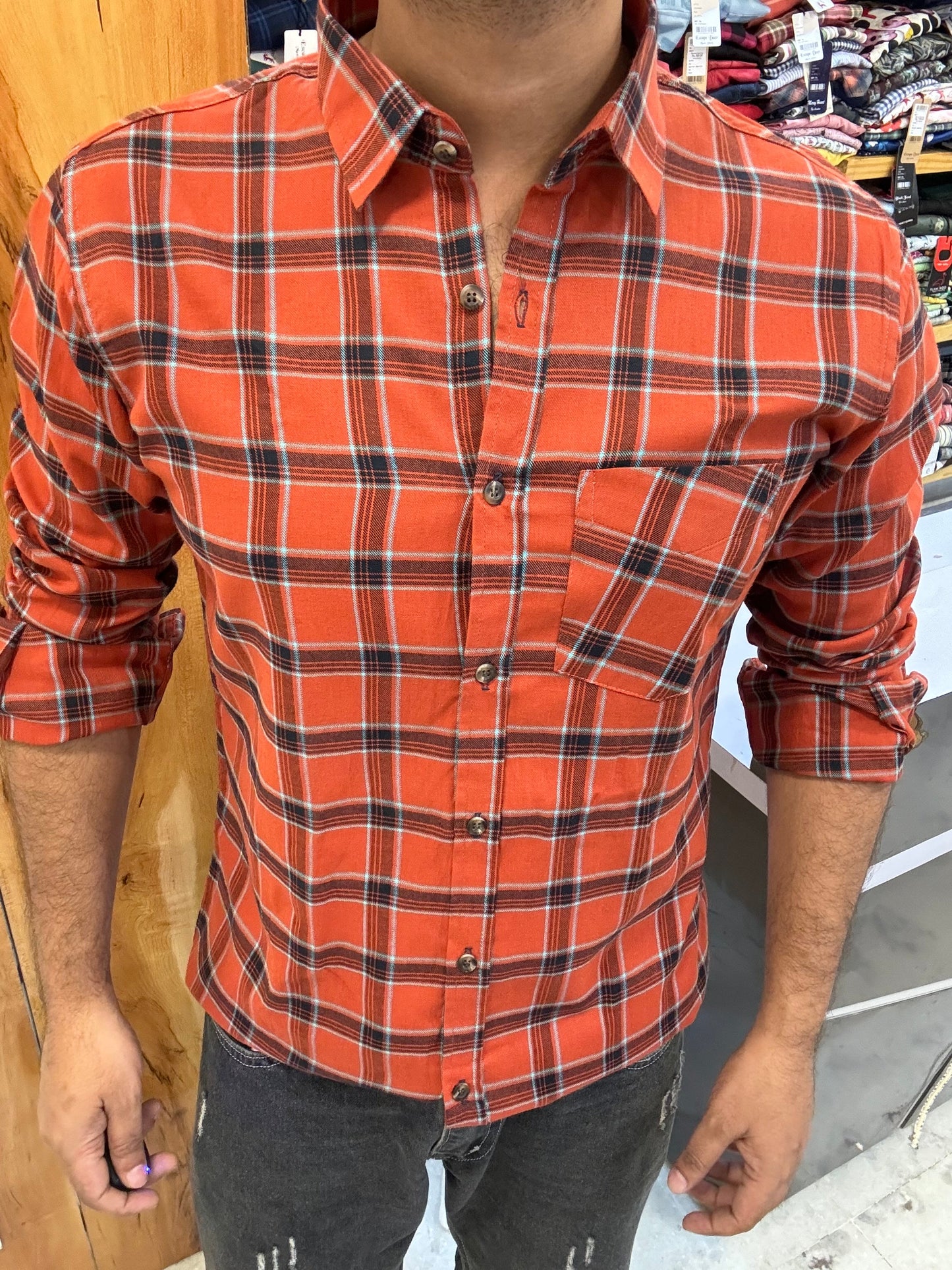 Premium Checked Shirt (XL) ED1086