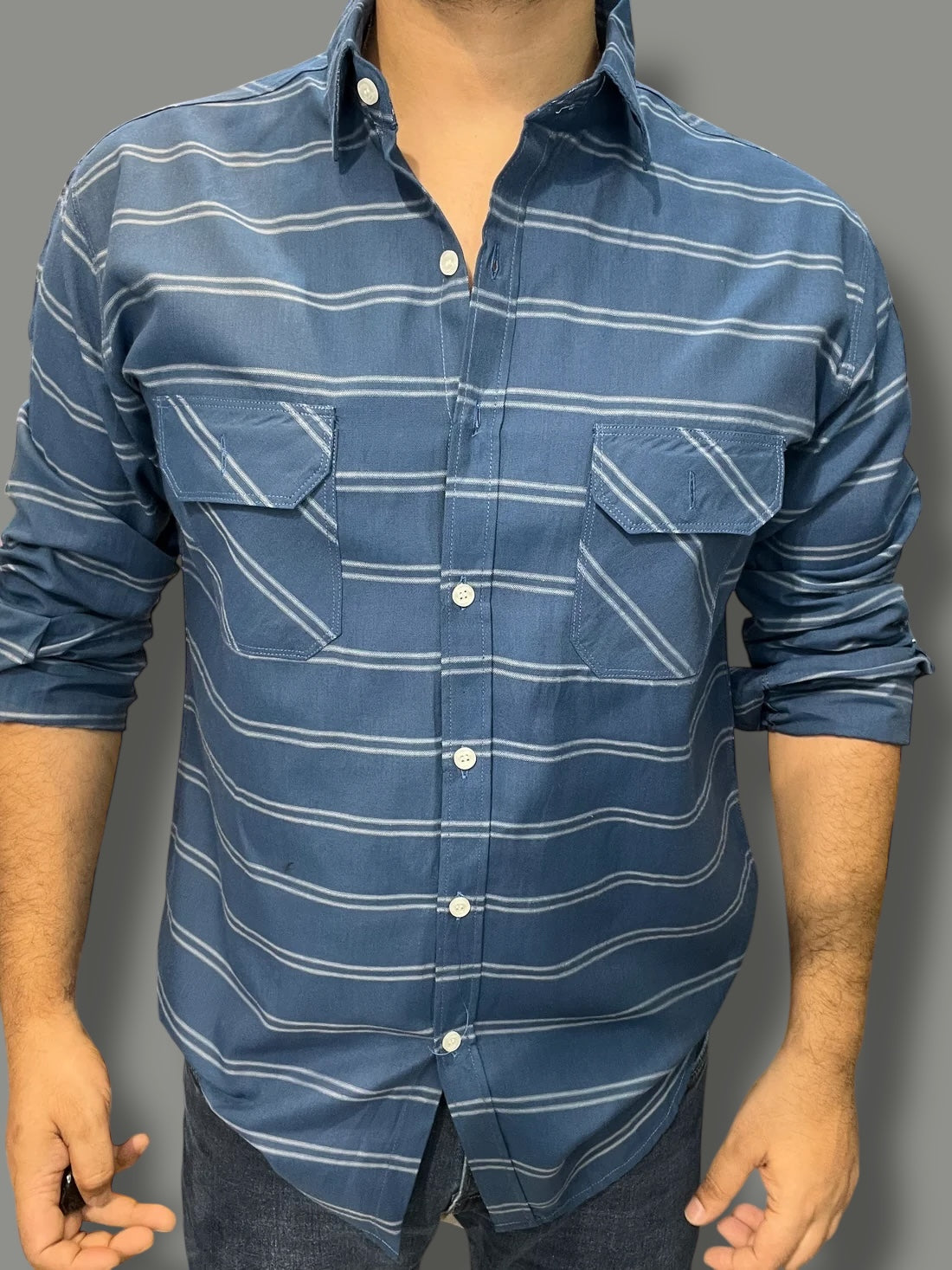 Premium Striped Shirt (L) ED1130