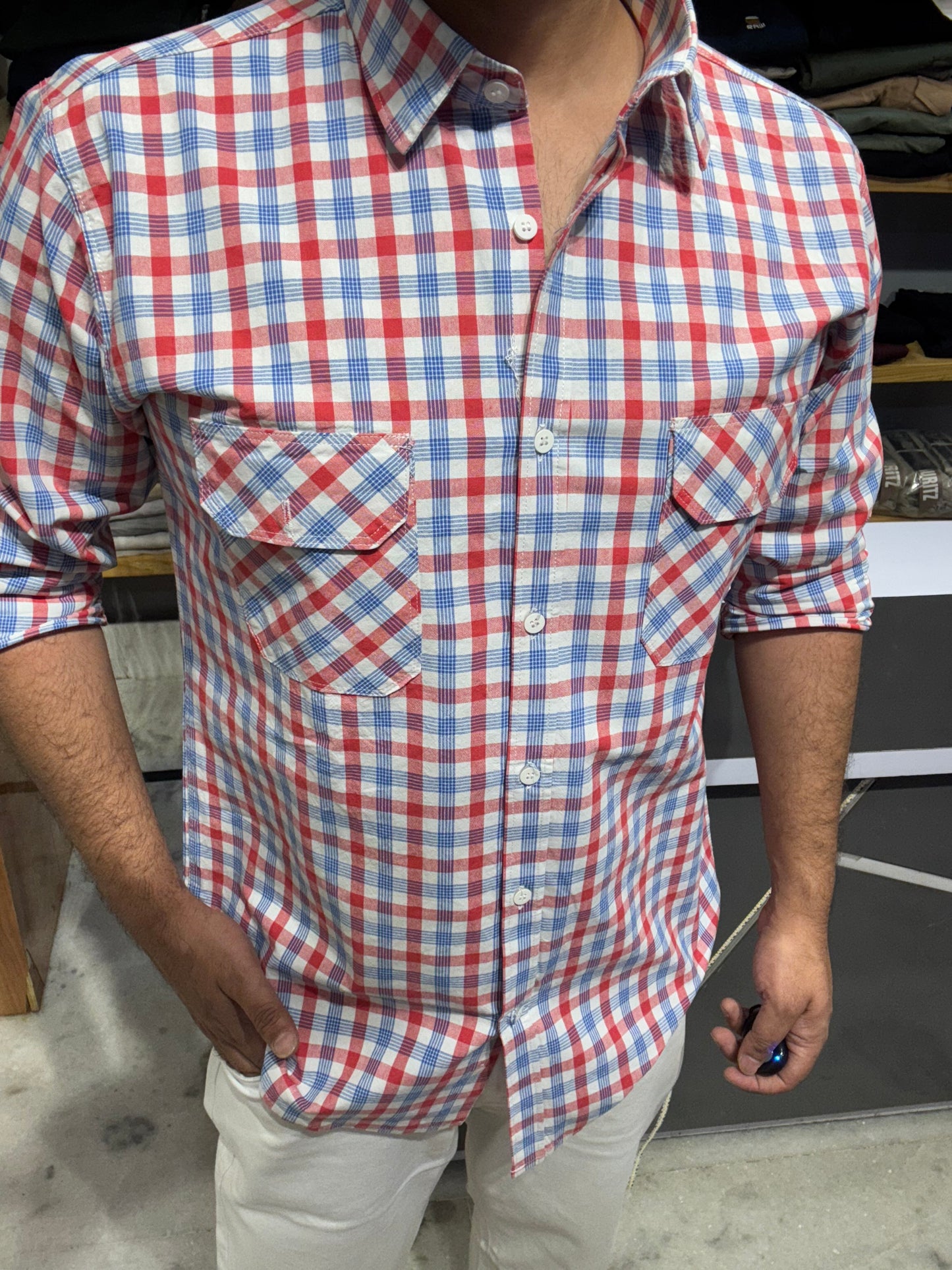 Premium Checked Shirt (XL) ED1142