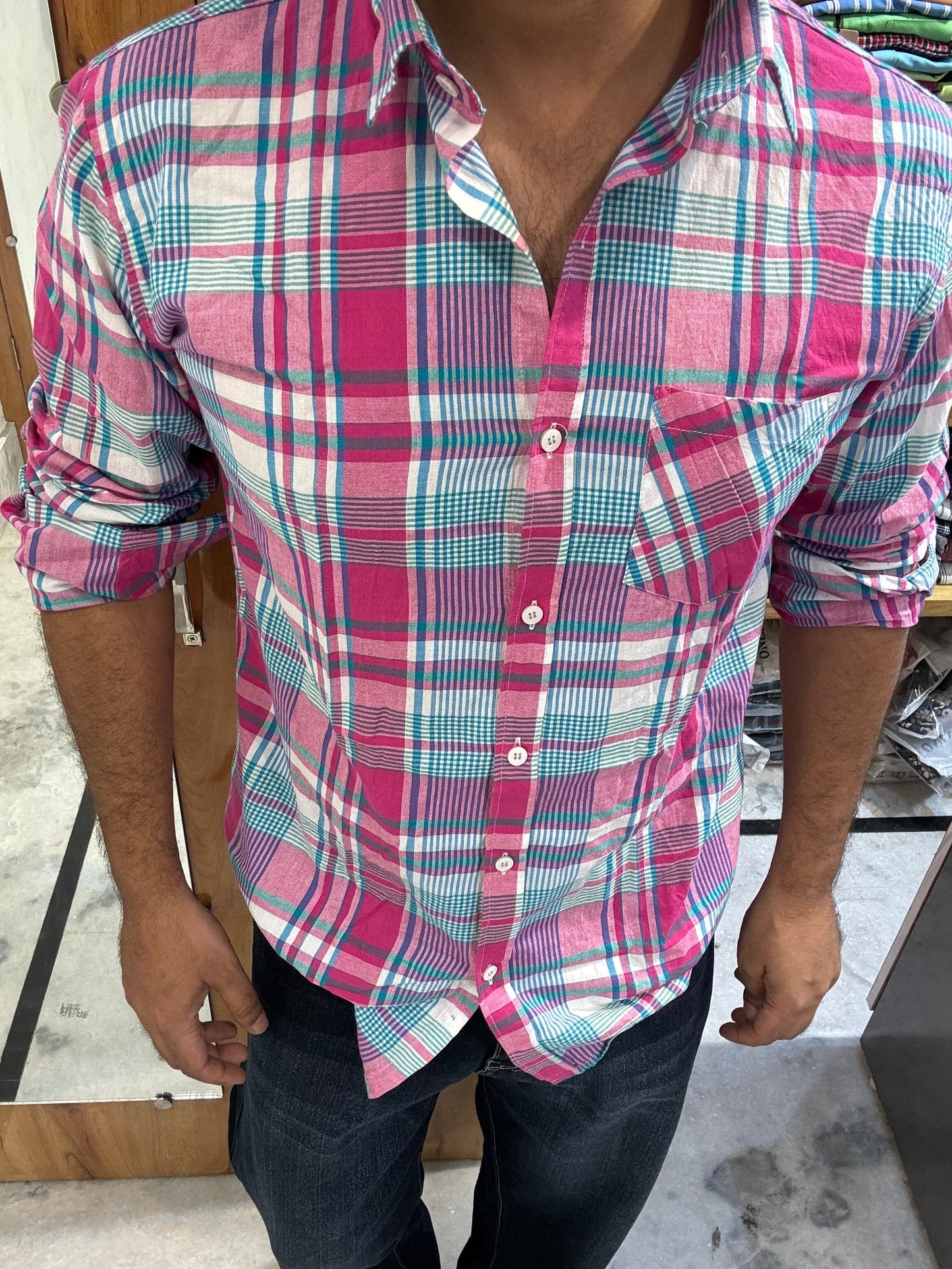 Premium Checked Shirt (L) ED1057