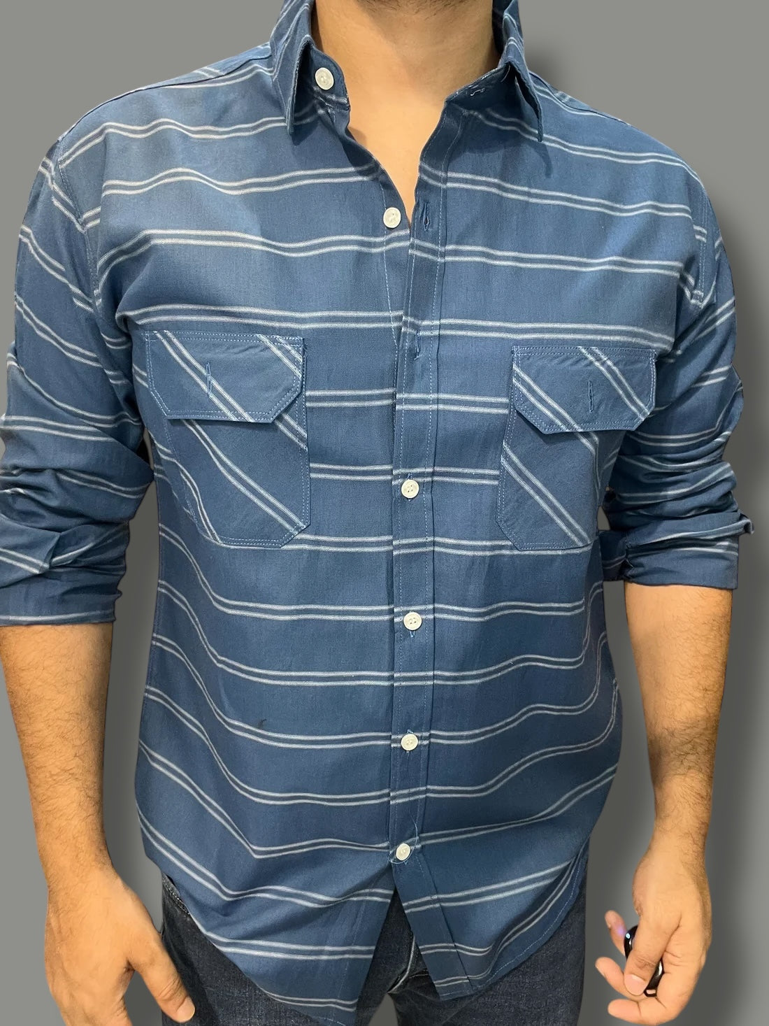 Premium Striped Shirt (L) ED1130