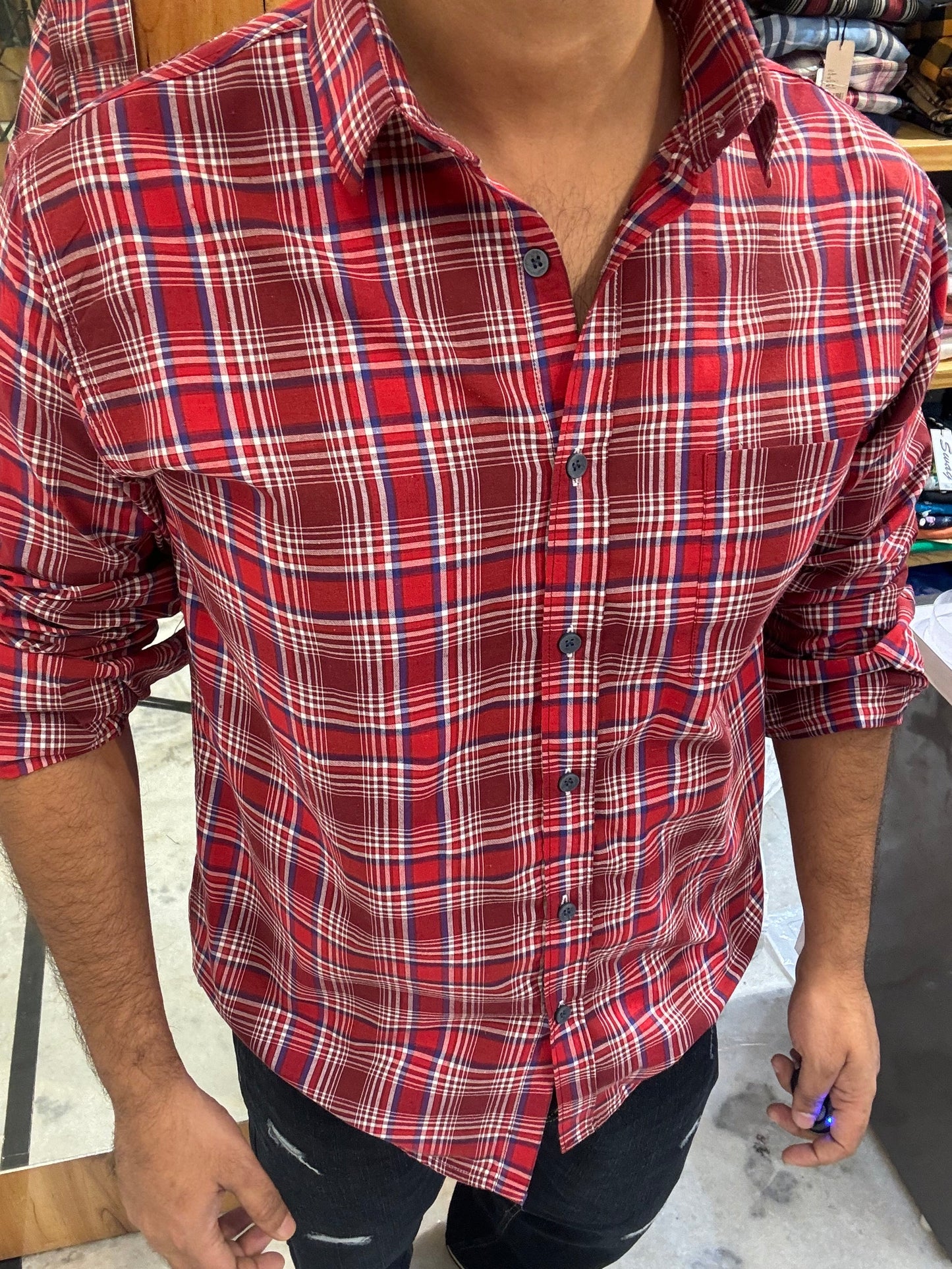 Premium Checked Shirt (2XL) ED1162