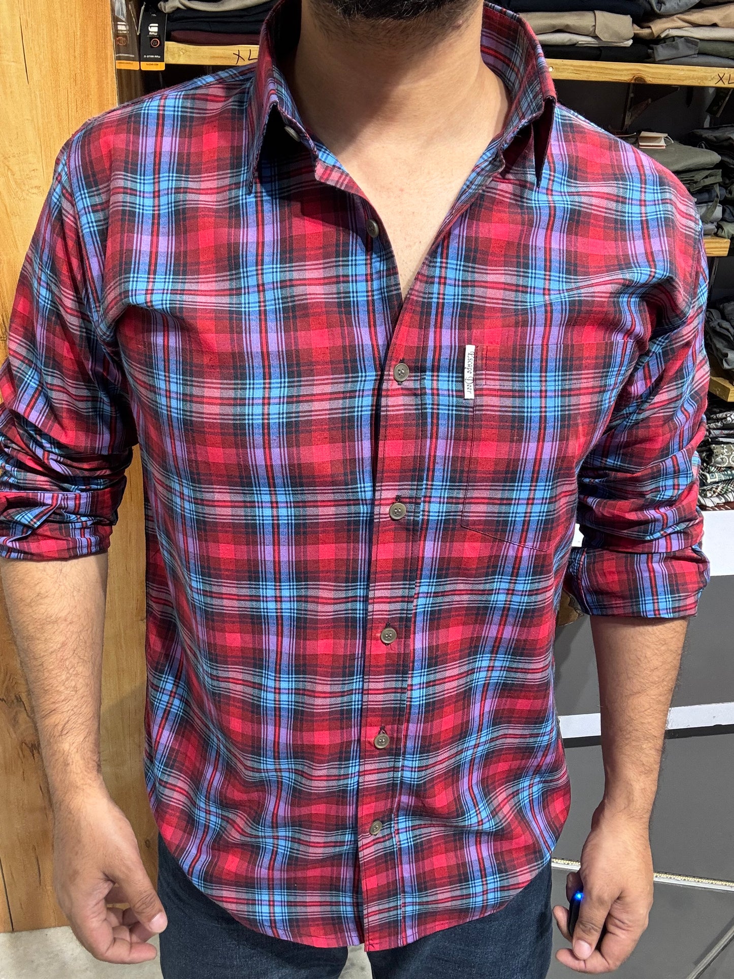 Premium Checked Shirt (2XL) ED1186