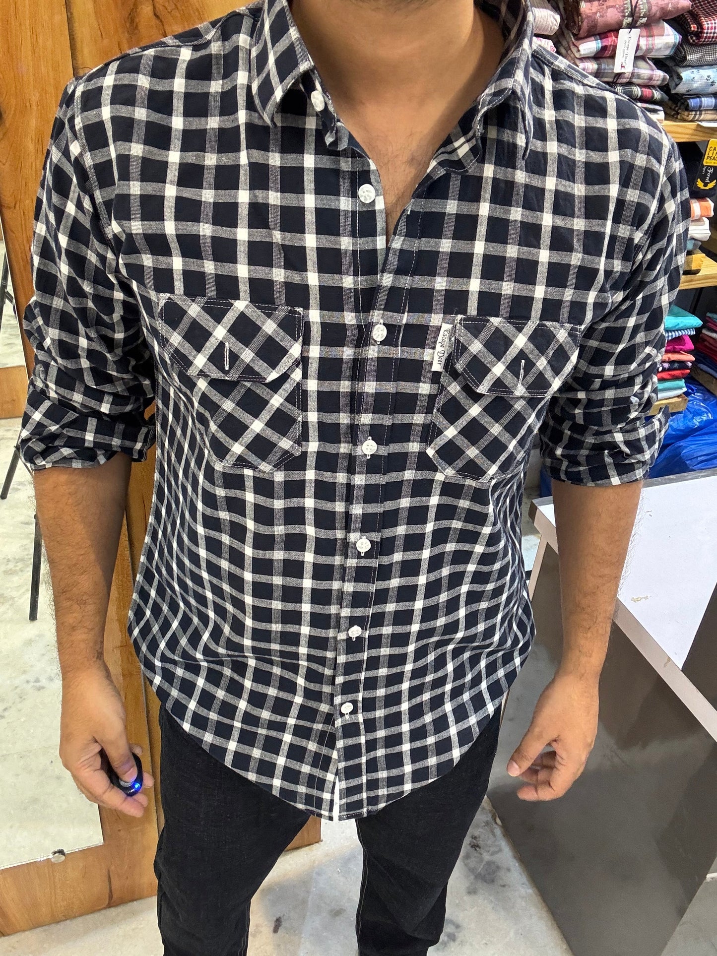 Premium Checked Shirt (M) ED1167
