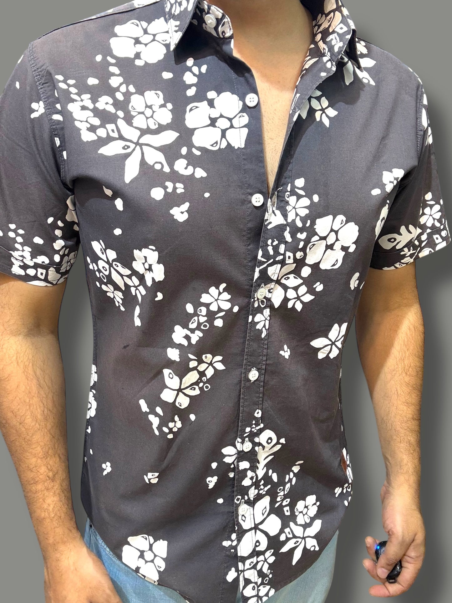 Printed Half Sleeve Shirt (XL) ED1033