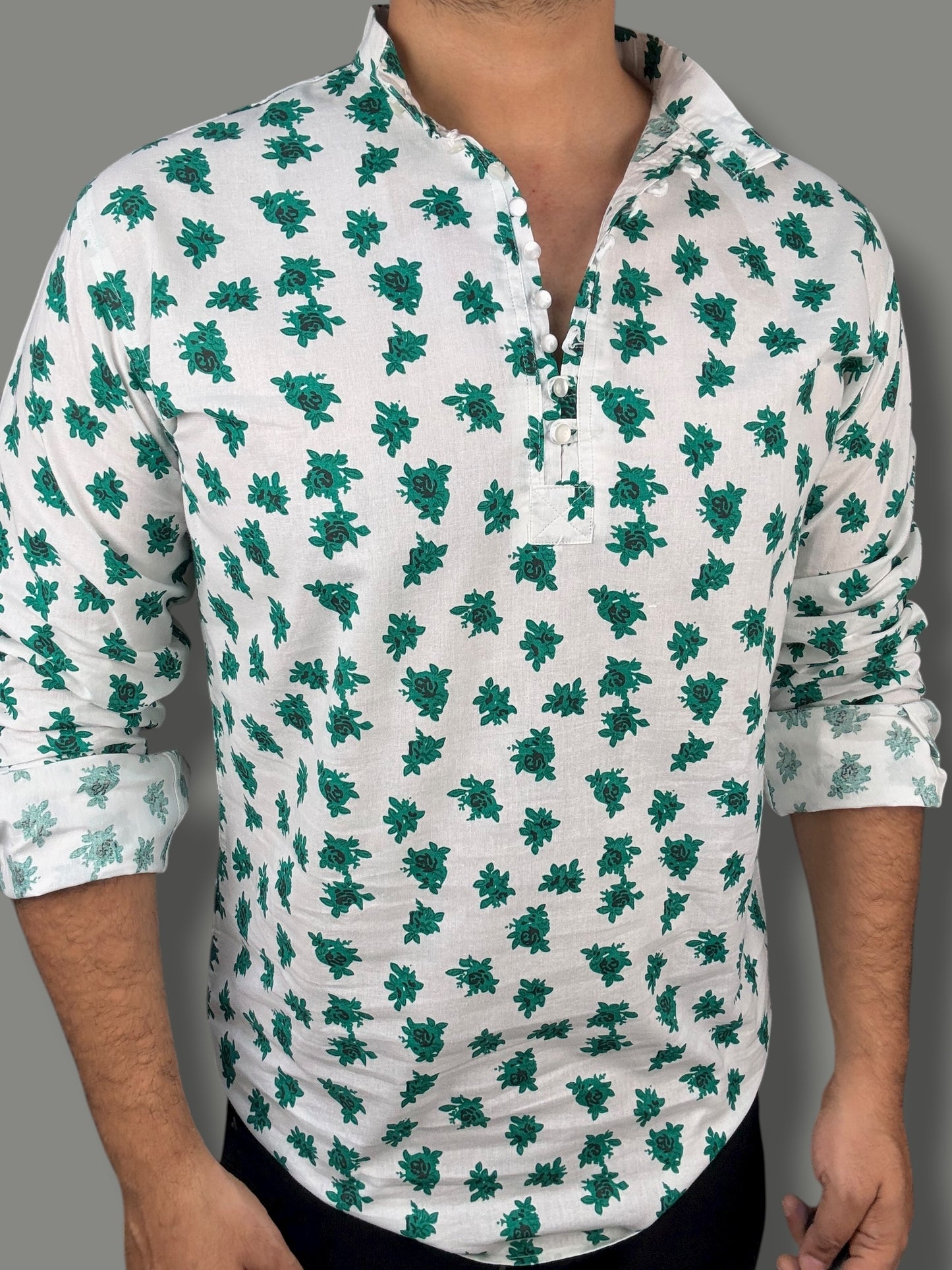 Premium Printed Short Kurta (M) ED1037 R9 S2