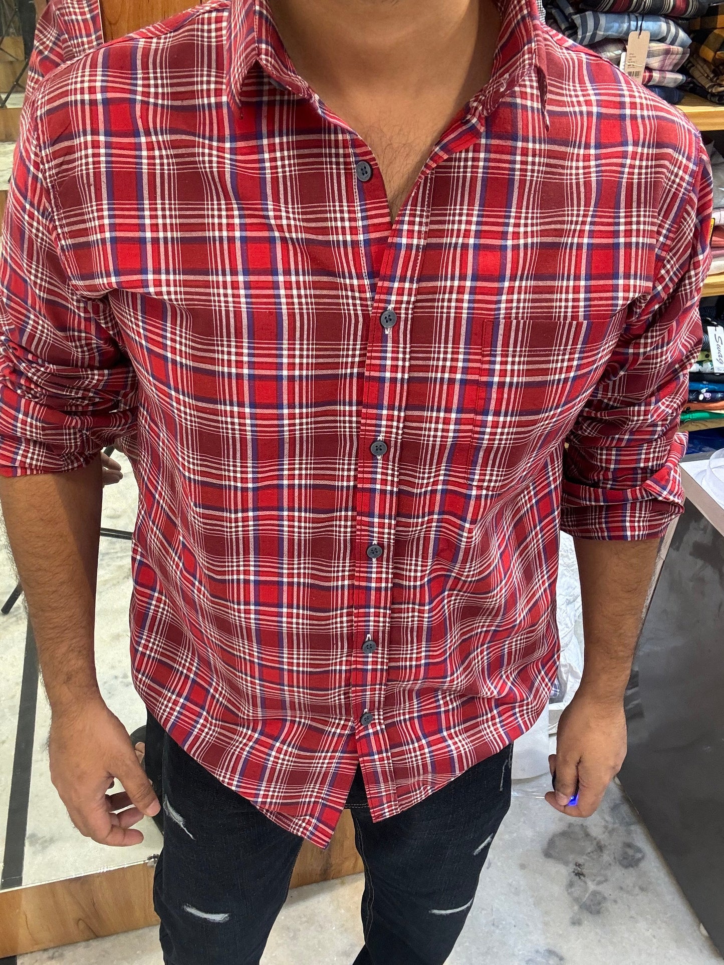 Premium Checked Shirt (2XL) ED1162