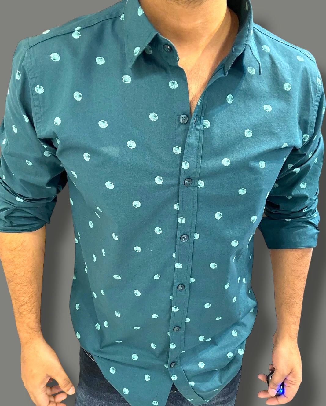 Premium Printed Shirt (M) ED1063