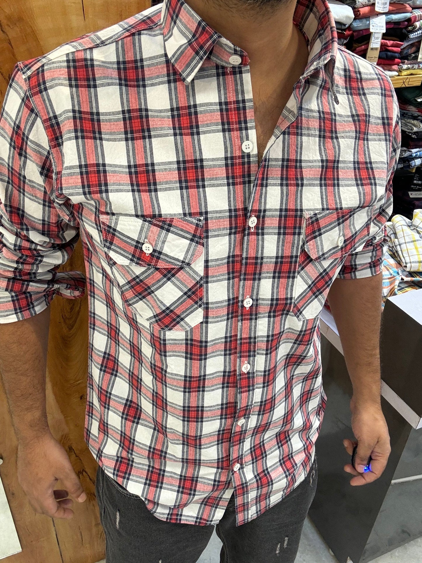 Premium Checked Shirt (L) ED1165