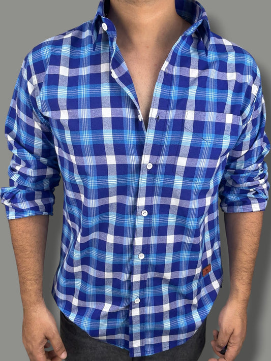 Premium Checked Shirt (M) ED1185 R5S7