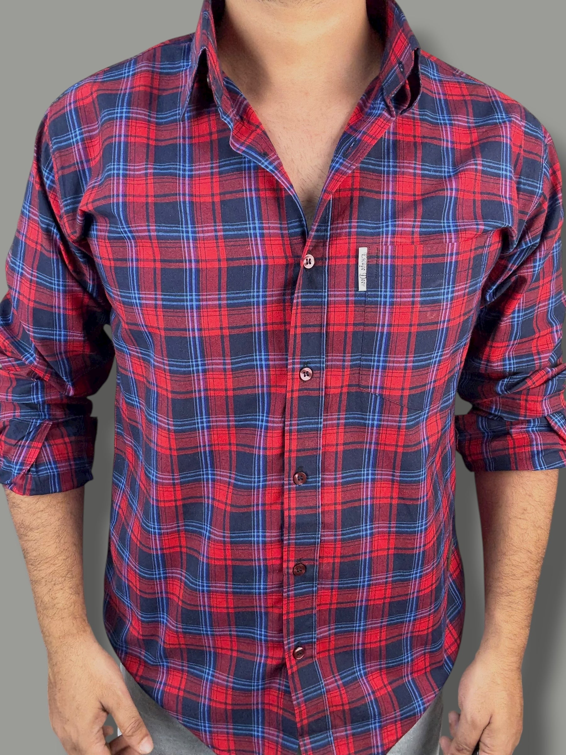 Premium Checked Shirt (M) ED1186 R3 S5
