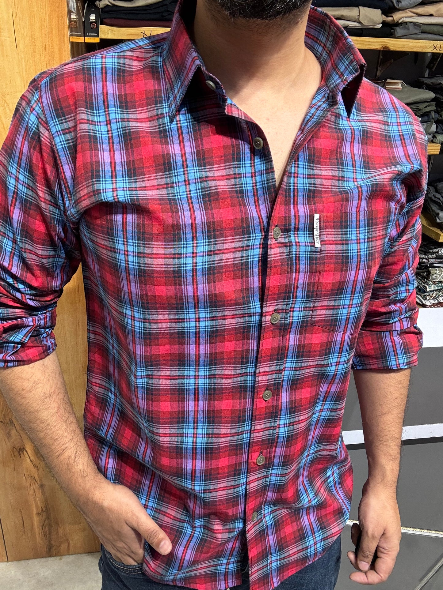 Premium Checked Shirt (2XL) ED1186