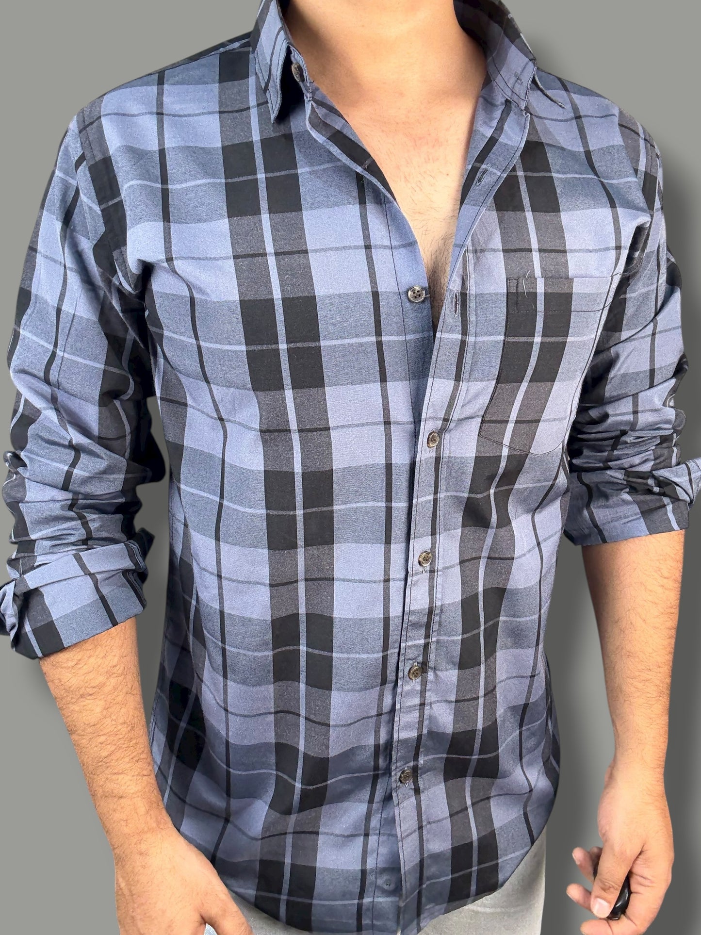 Premium Checked Shirt (M) ED1090 R9 S2