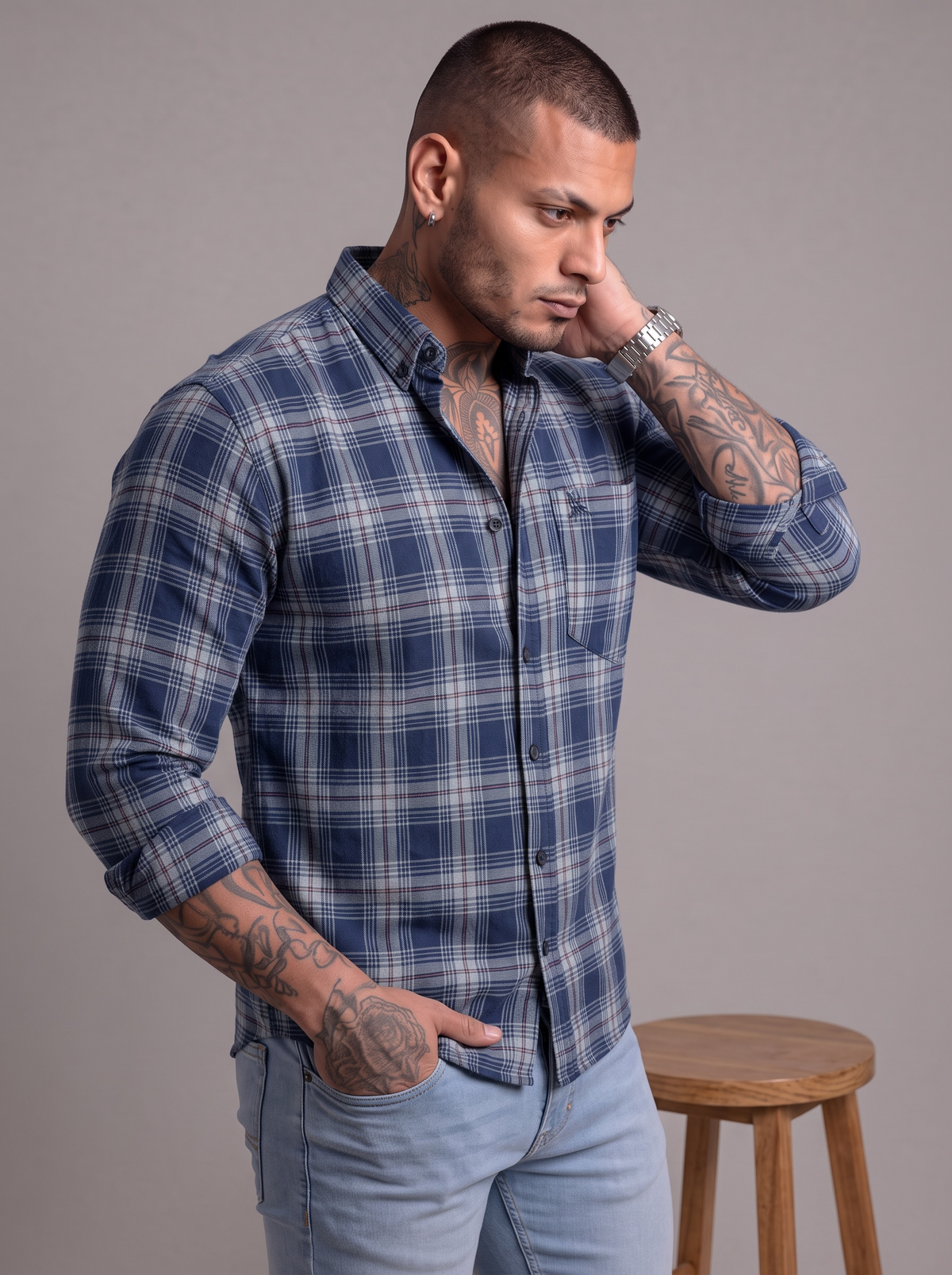Escape Deer Short Lenght Shirt EDS 1589