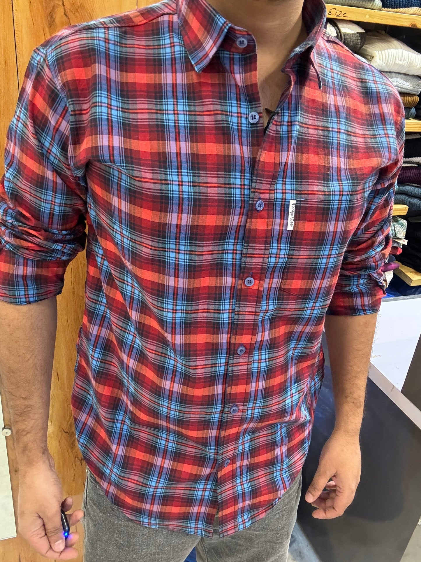 Premium Checked Shirt (XL) ED1186