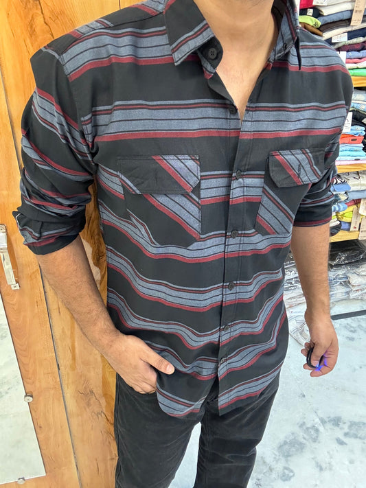 Premium Striped Shirt (M) ED1017