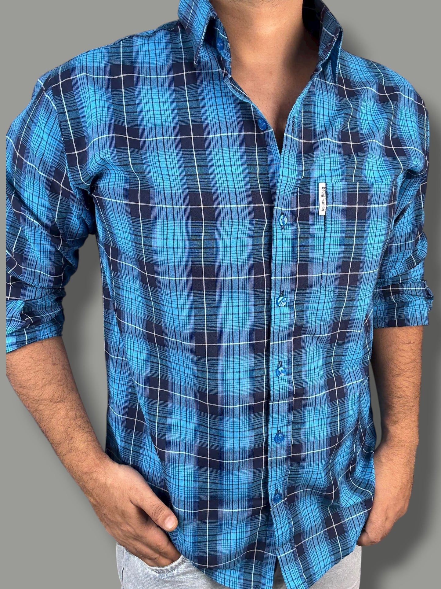 Premium Checked Shirt (2XL) ED1107 R3S7