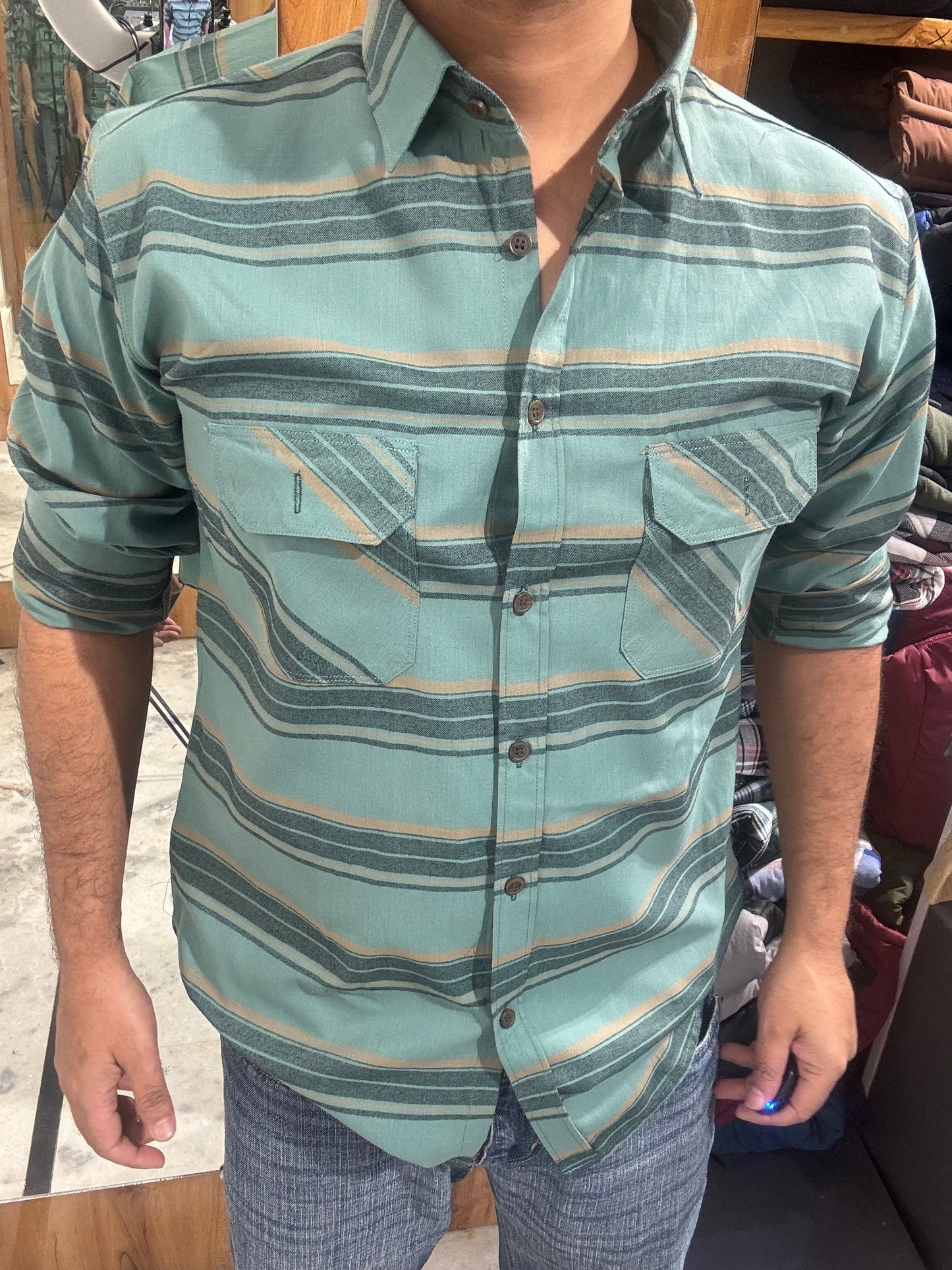 Premium Striped Shirt (M) ED1019