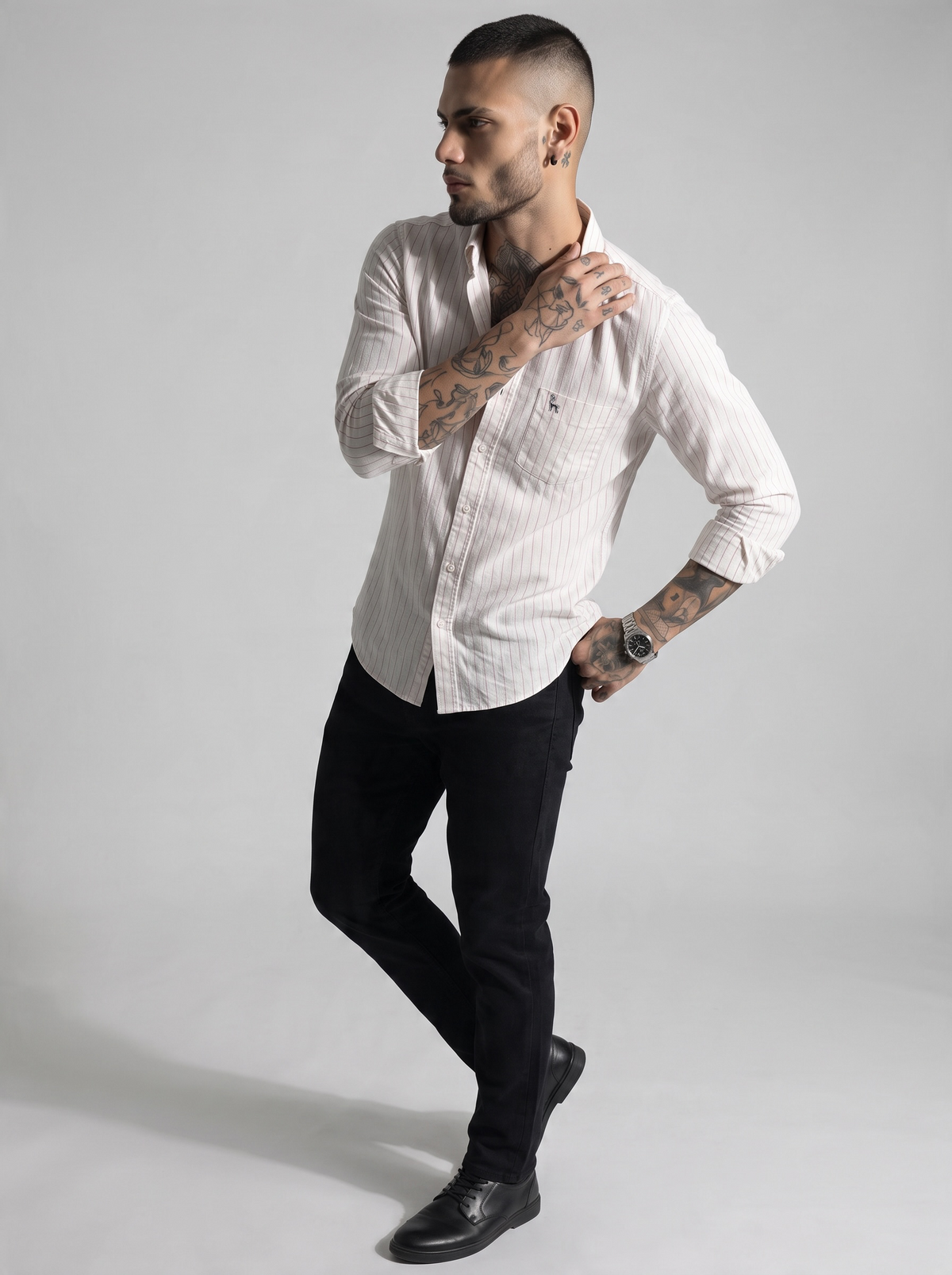 Escape Deer Cotton Linen Shirt EDS 1615