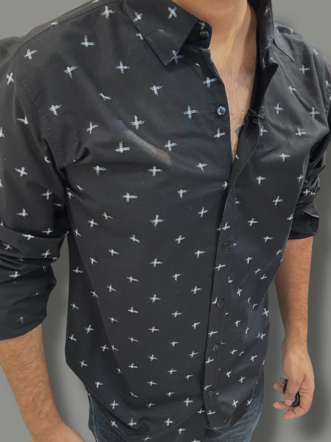 Premium Printed Shirt (M) ED1118 R8 S1