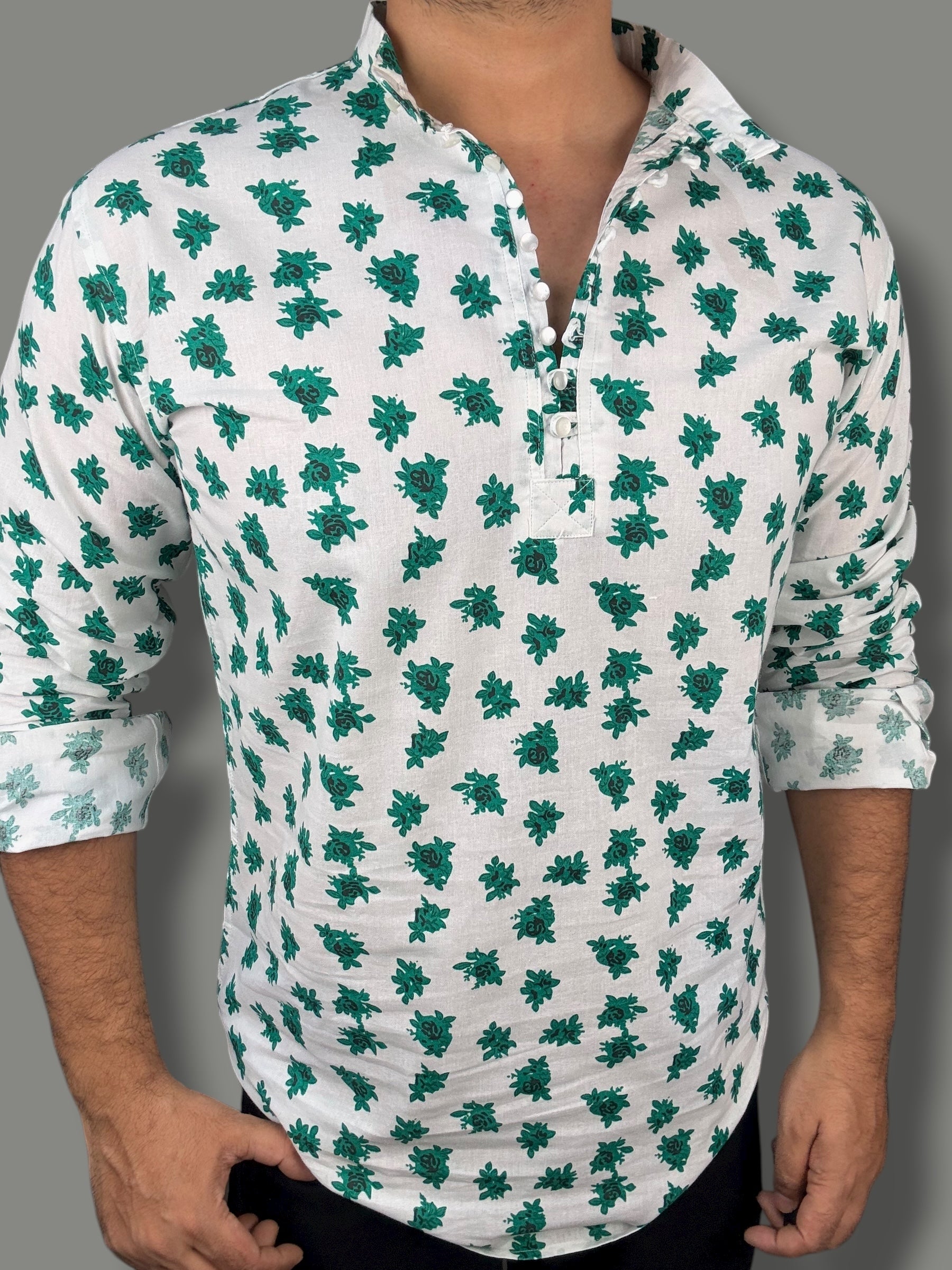 Premium Printed Short Kurta (XL) ED1037 R9 S2