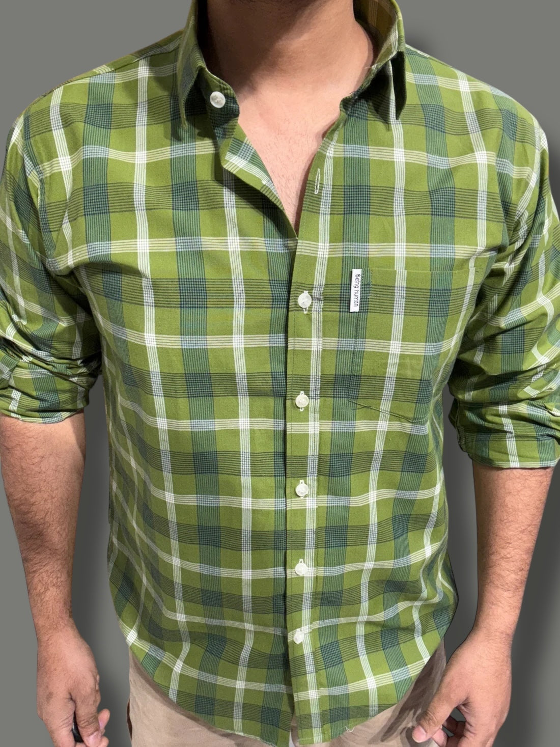 Premium Checked Shirt (XL) ED1105 R5S7