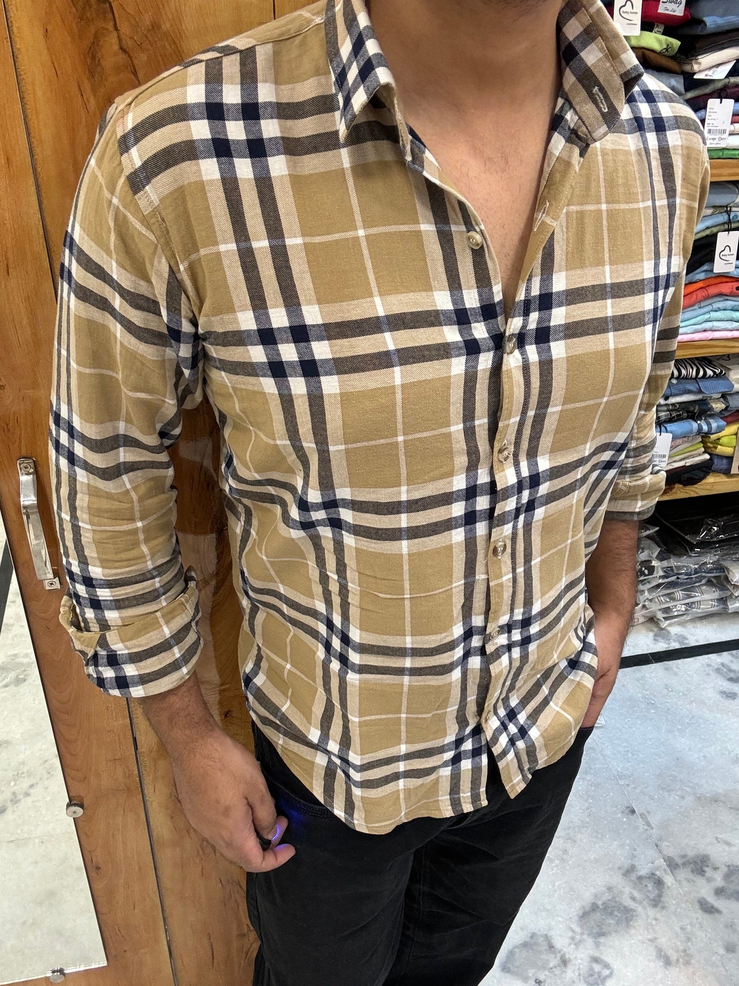 Premium Checked Shirt (M) ED1050