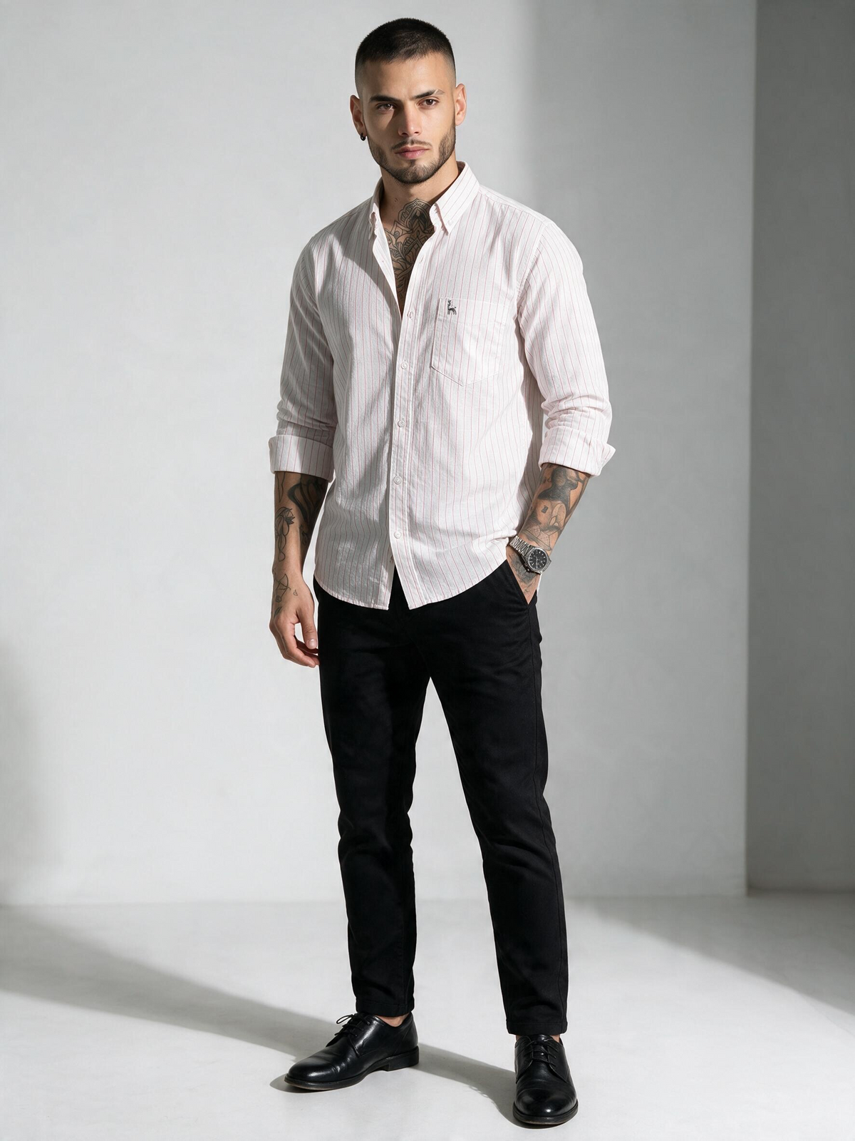 Escape Deer Cotton Linen Shirt EDS 1615