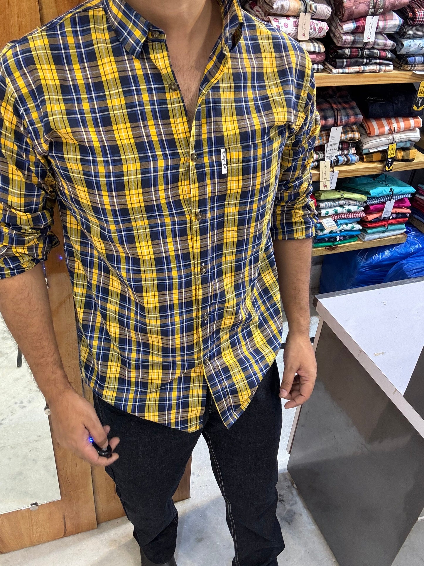 Premium Checked Shirt (XL) ED1108