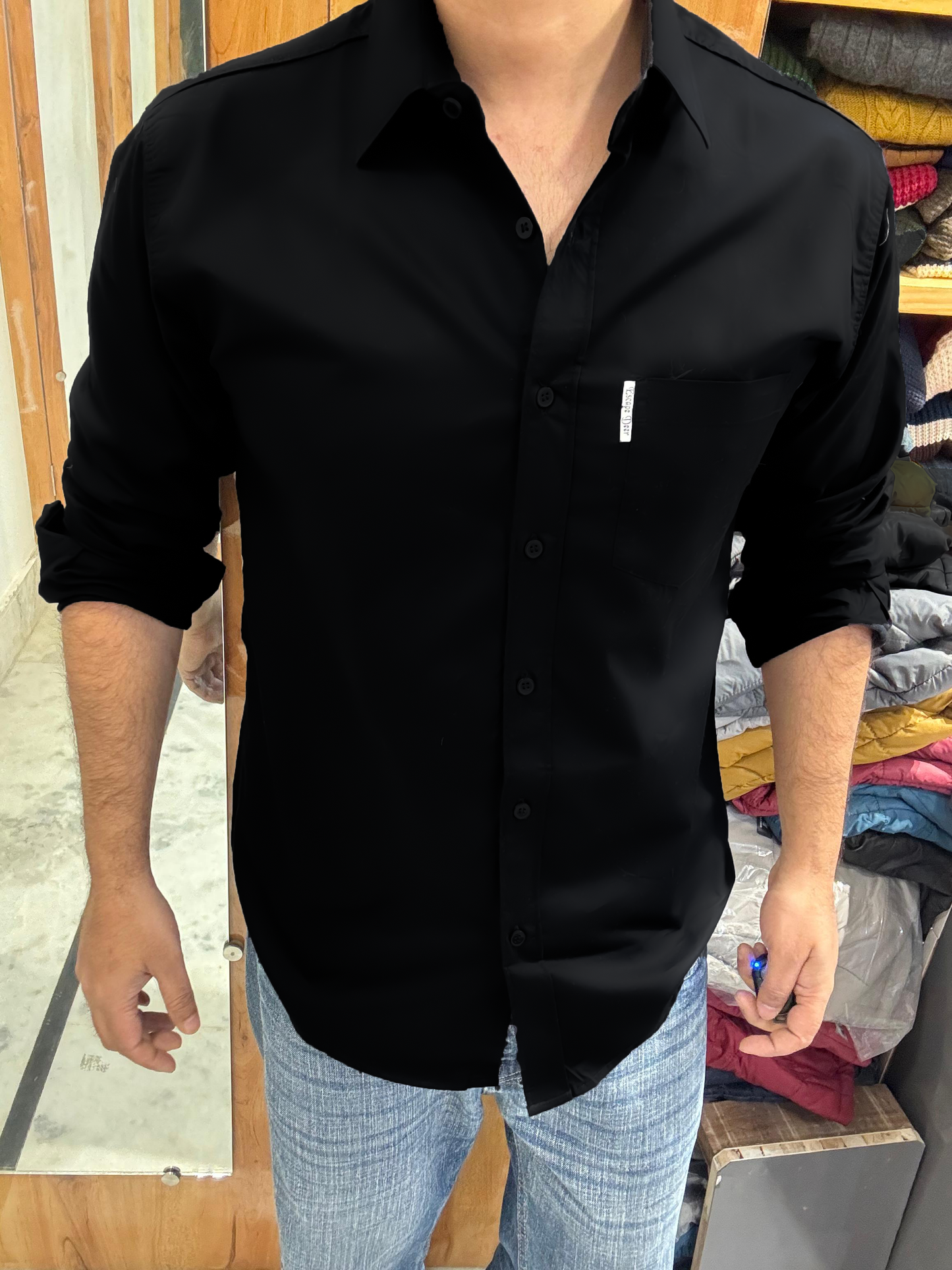 Premium Solid Shirt (L) ED1183 R9 S4