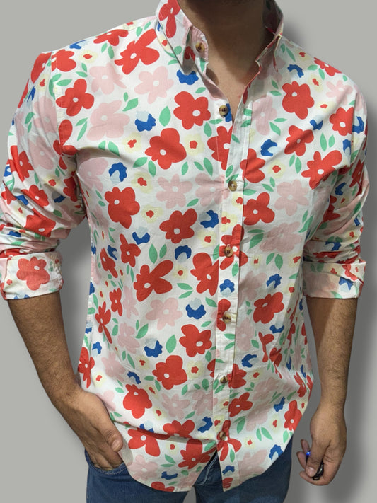 Premium Printed Shirt (M) ED1076 R9 S2