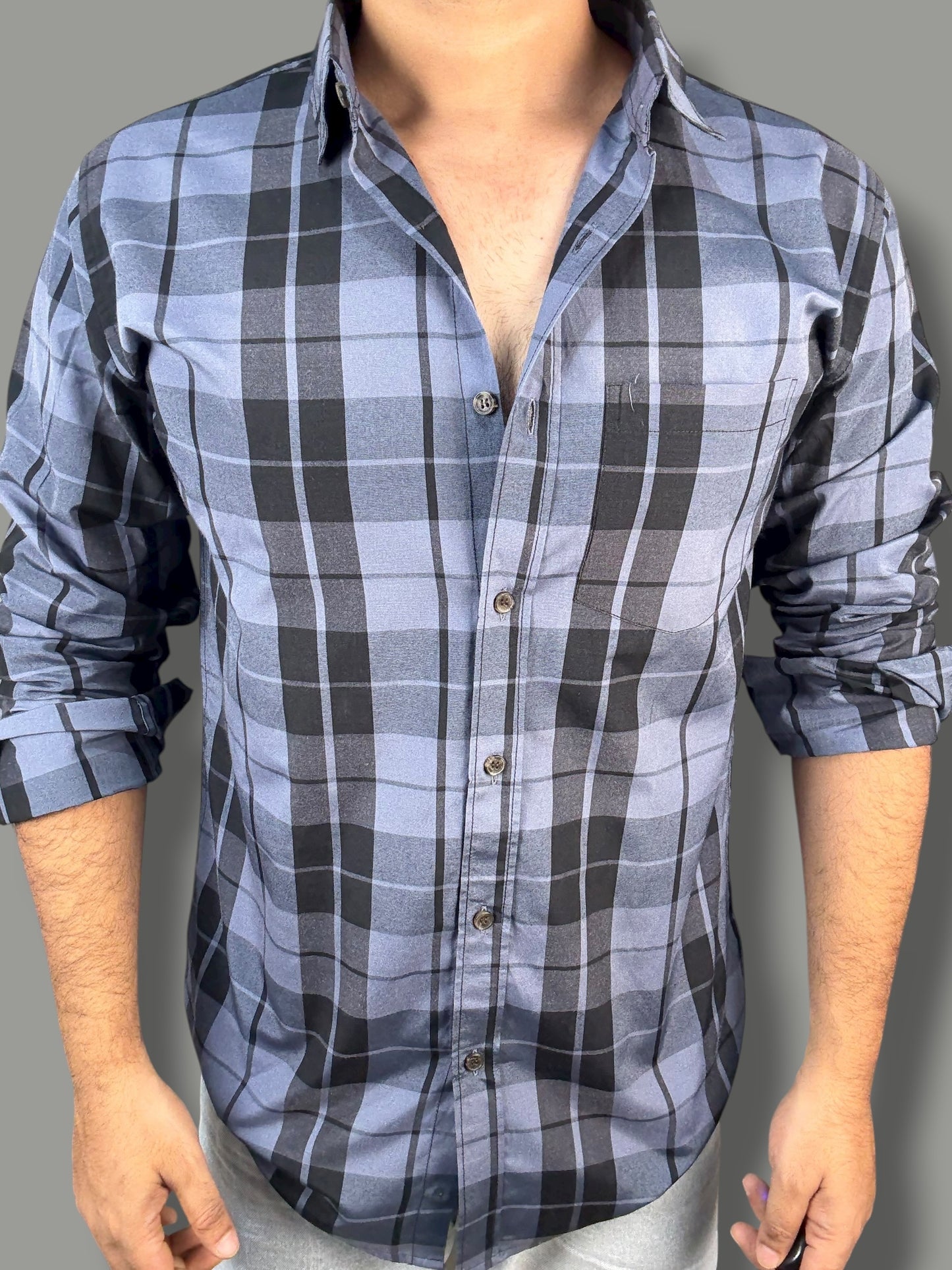 Premium Checked Shirt (M) ED1090 R9 S2