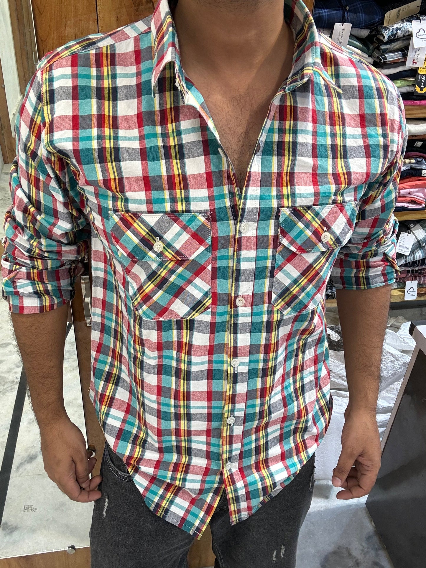 Premium Checked Shirt (XL) ED1081