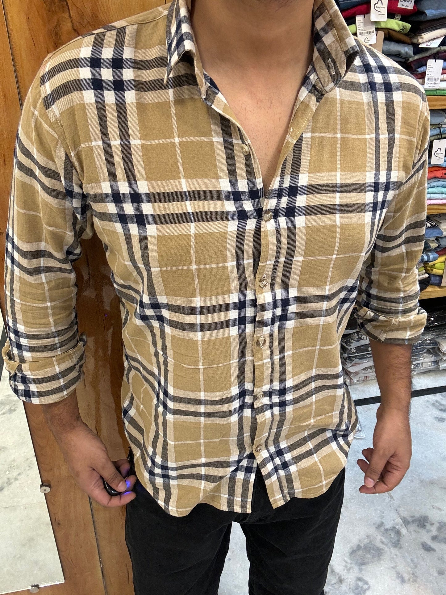 Premium Checked Shirt (M) ED1050