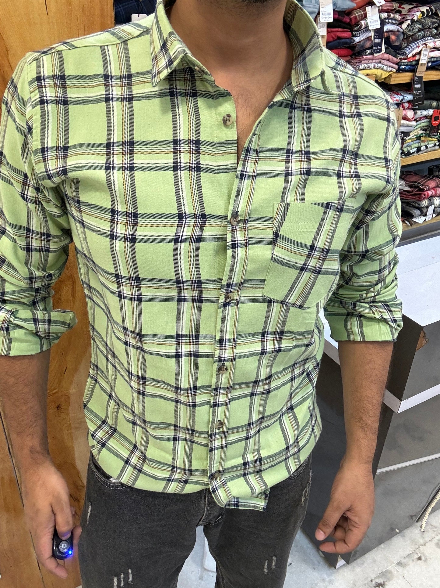 Premium Checked Shirt (M) ED1084