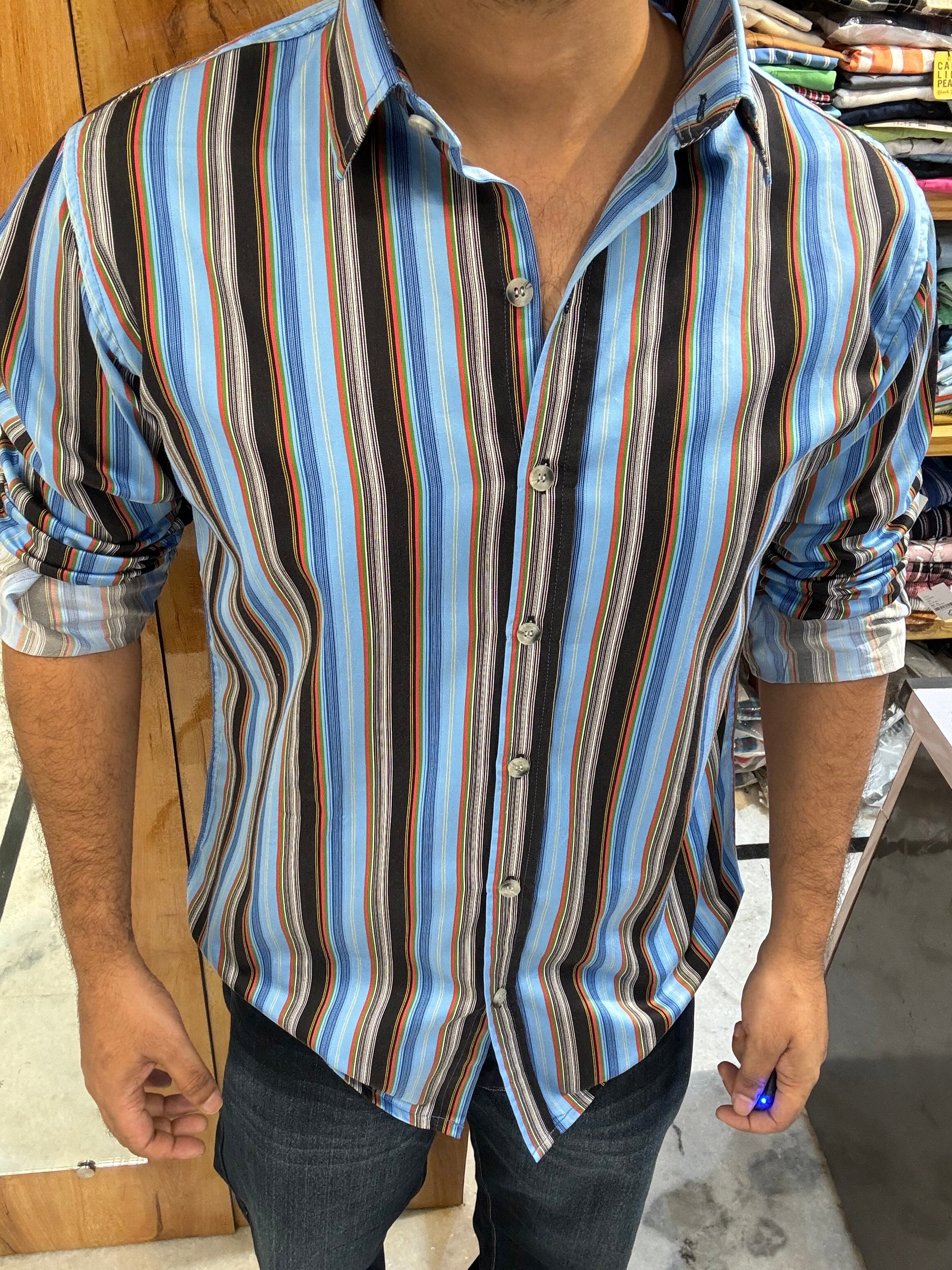 Premium Striped Shirt (M) ED1060 R17 S4