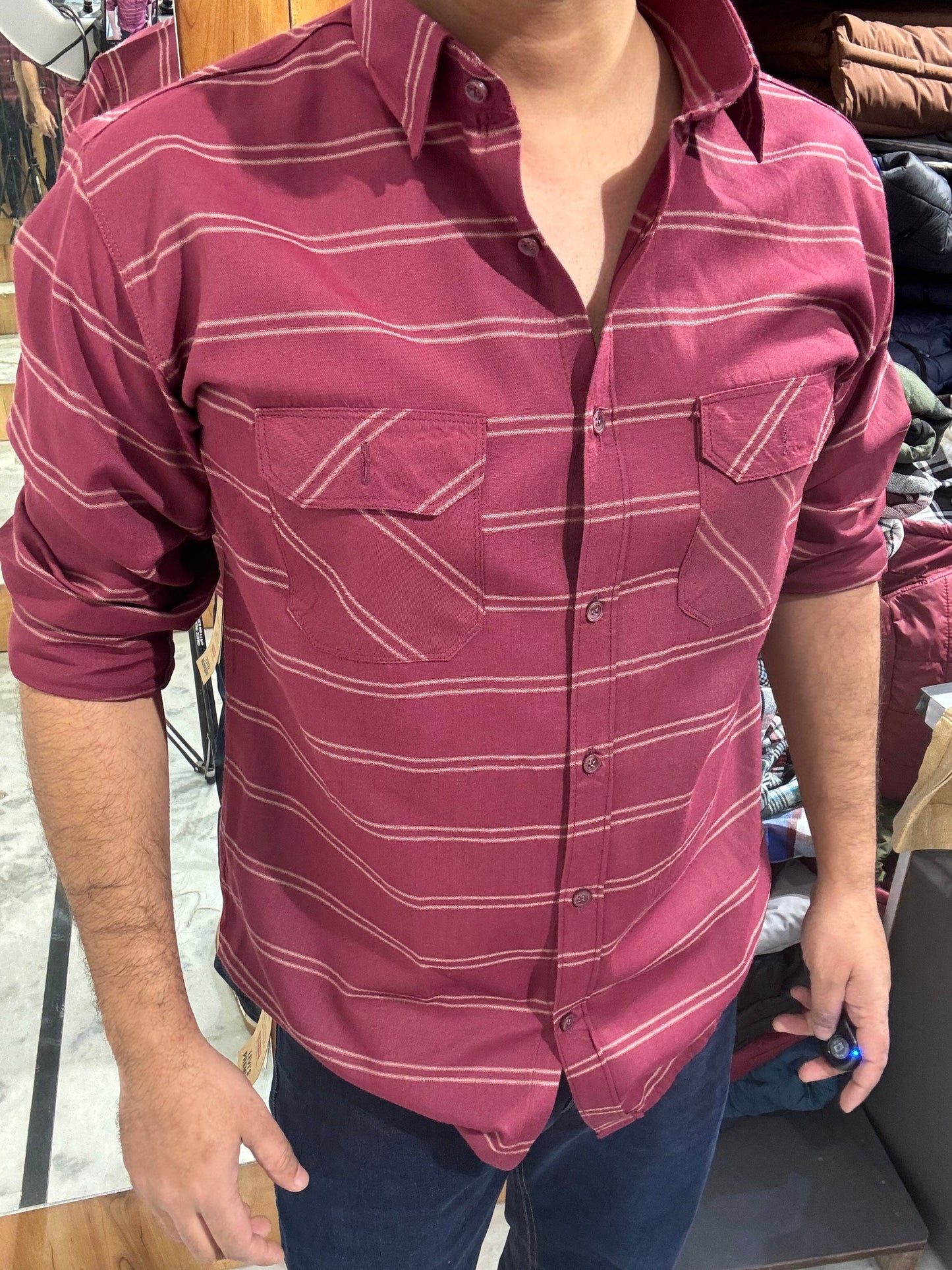 Premium Striped Shirt (M) ED1029 R5 S2