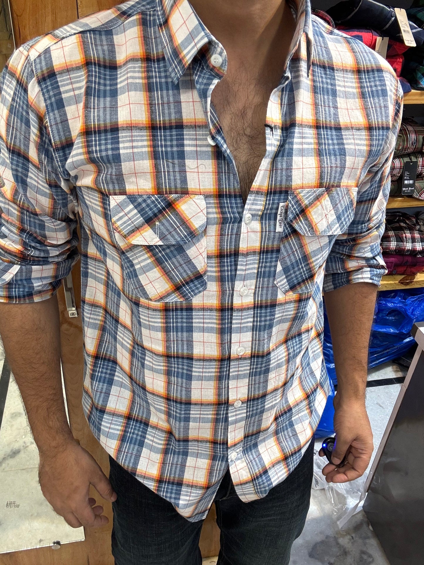 Premium Checked Shirt (M) ED1125