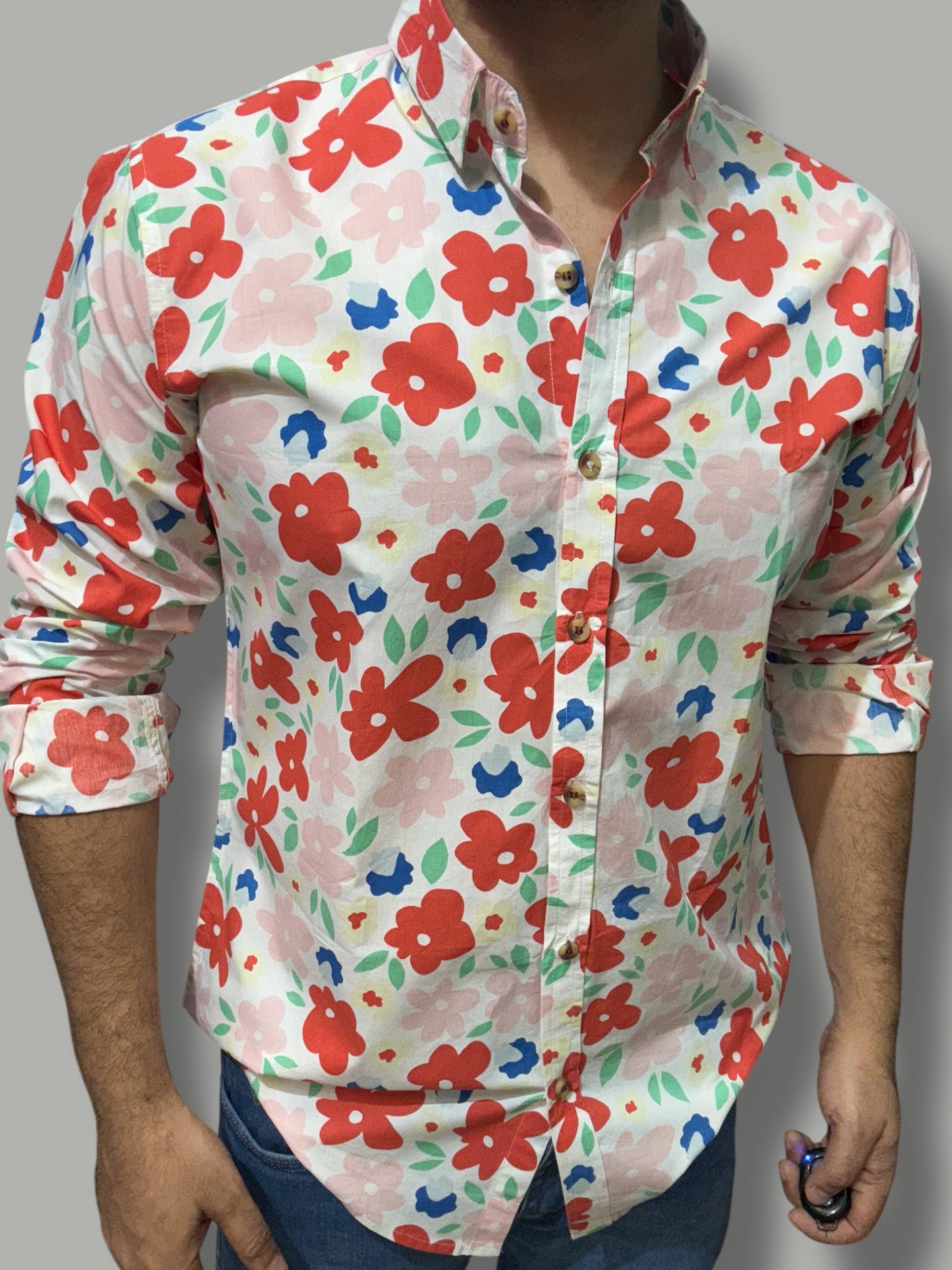 Premium Printed Shirt (M) ED1076 R9 S2