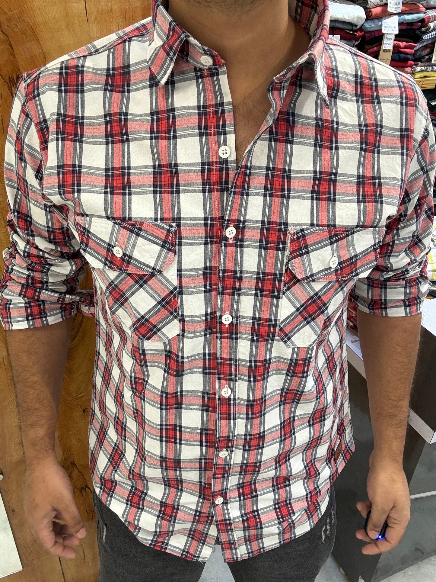 Premium Checked Shirt (L) ED1165