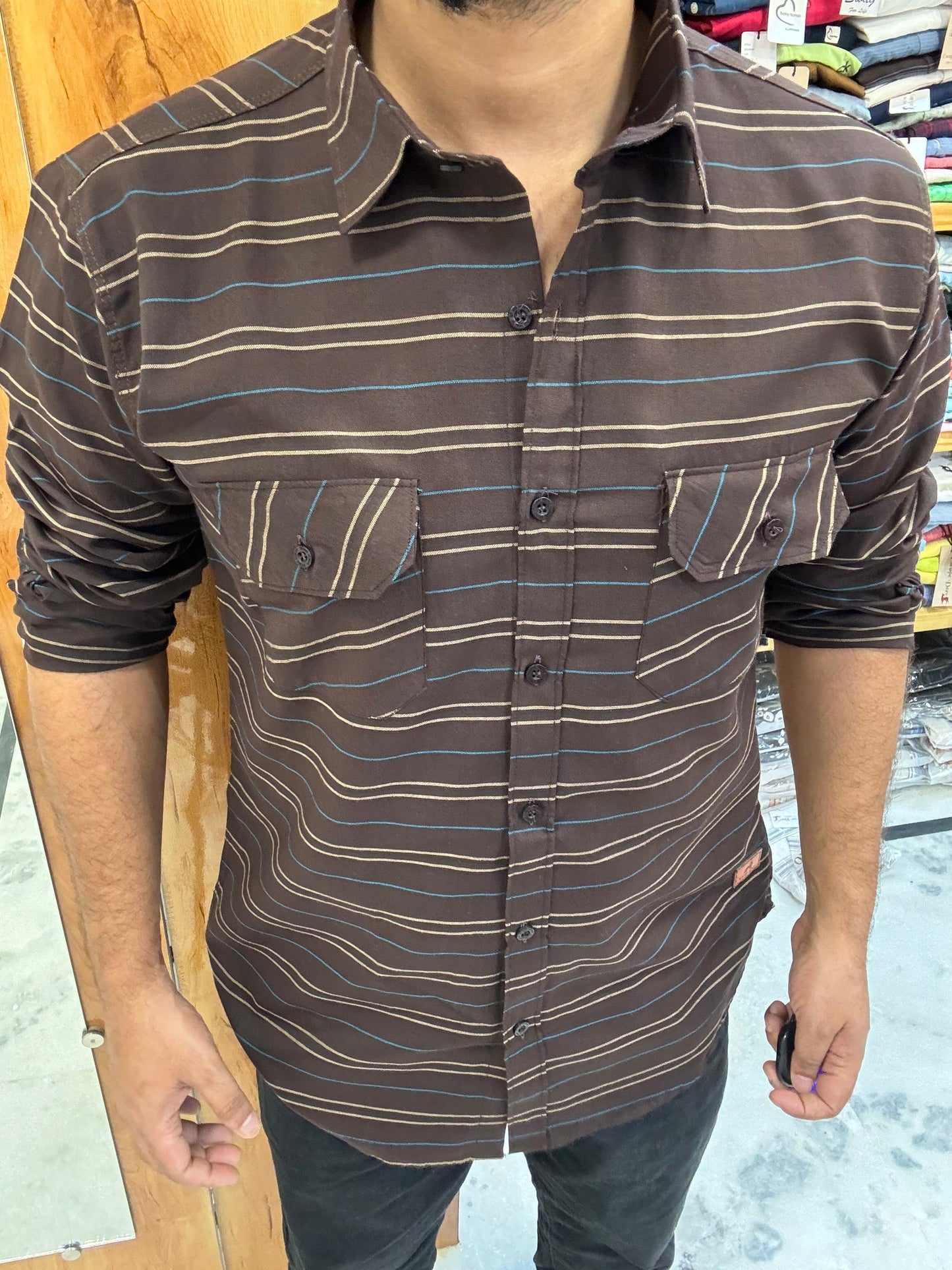 Premium Striped Shirt (M) ED1023