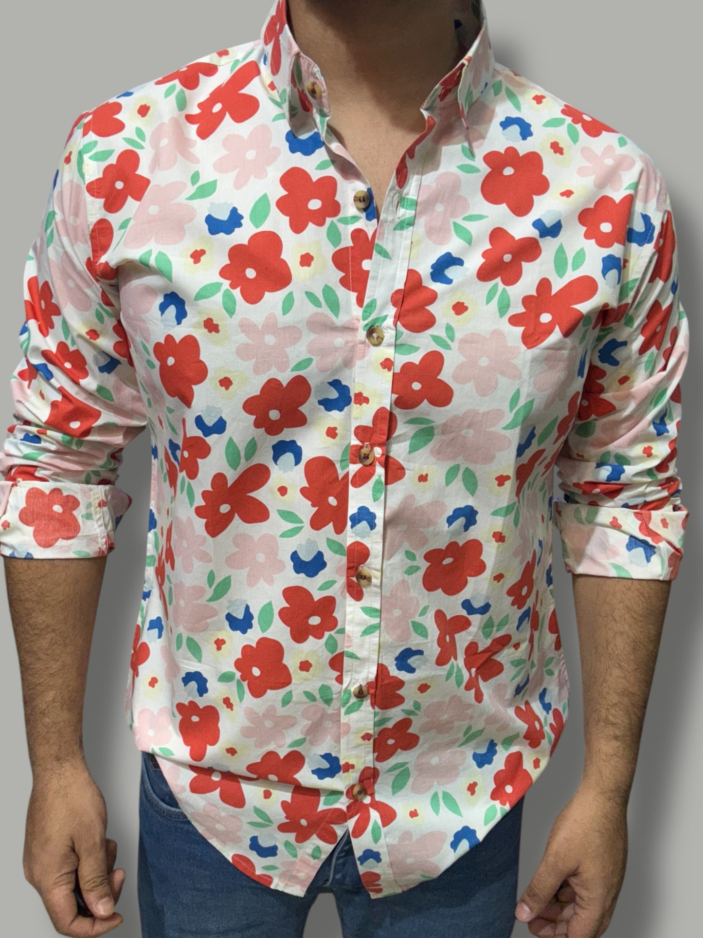 Premium Printed Shirt (M) ED1076 R9 S2