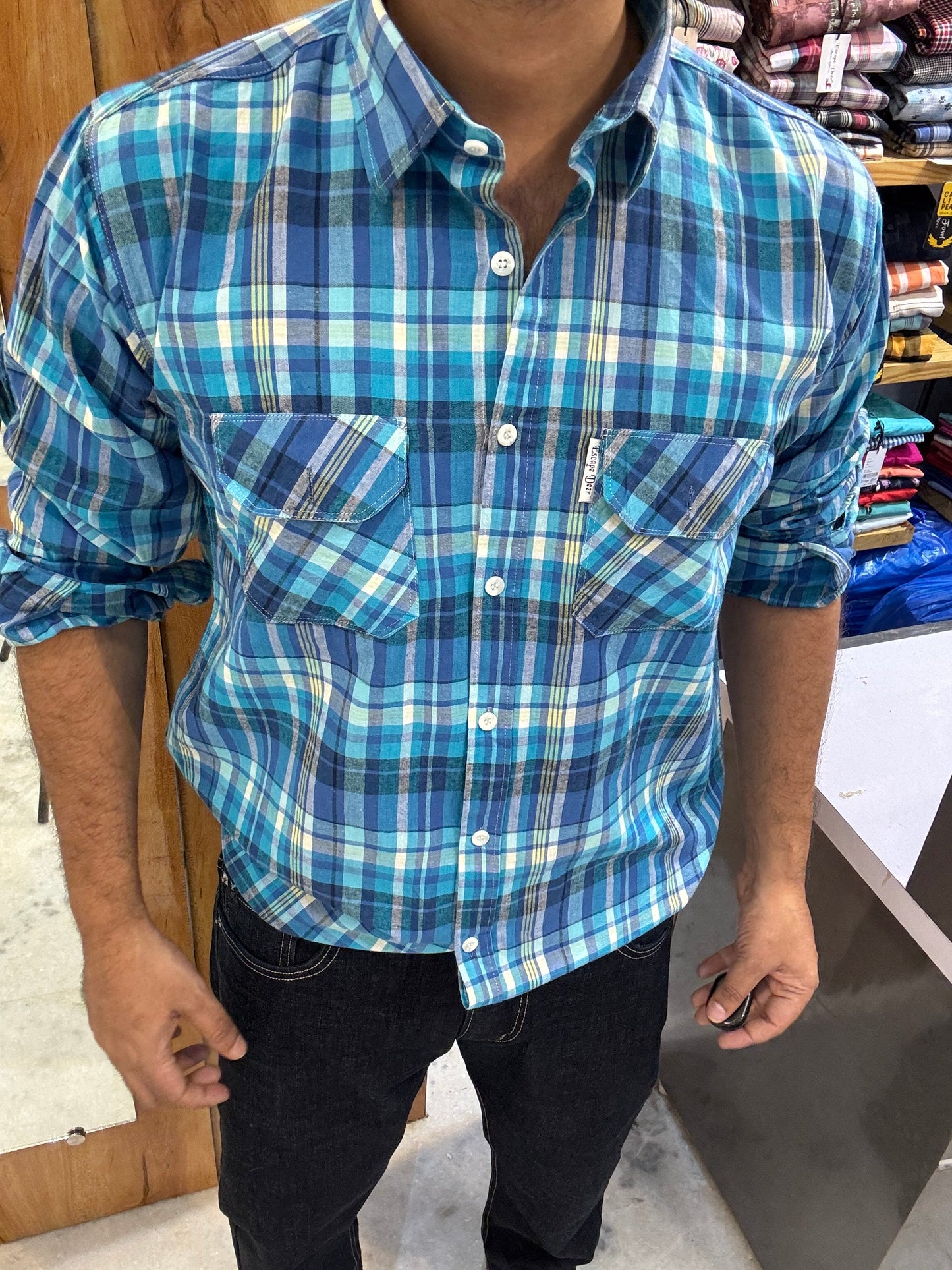 Premium Checked Shirt (M) ED1168