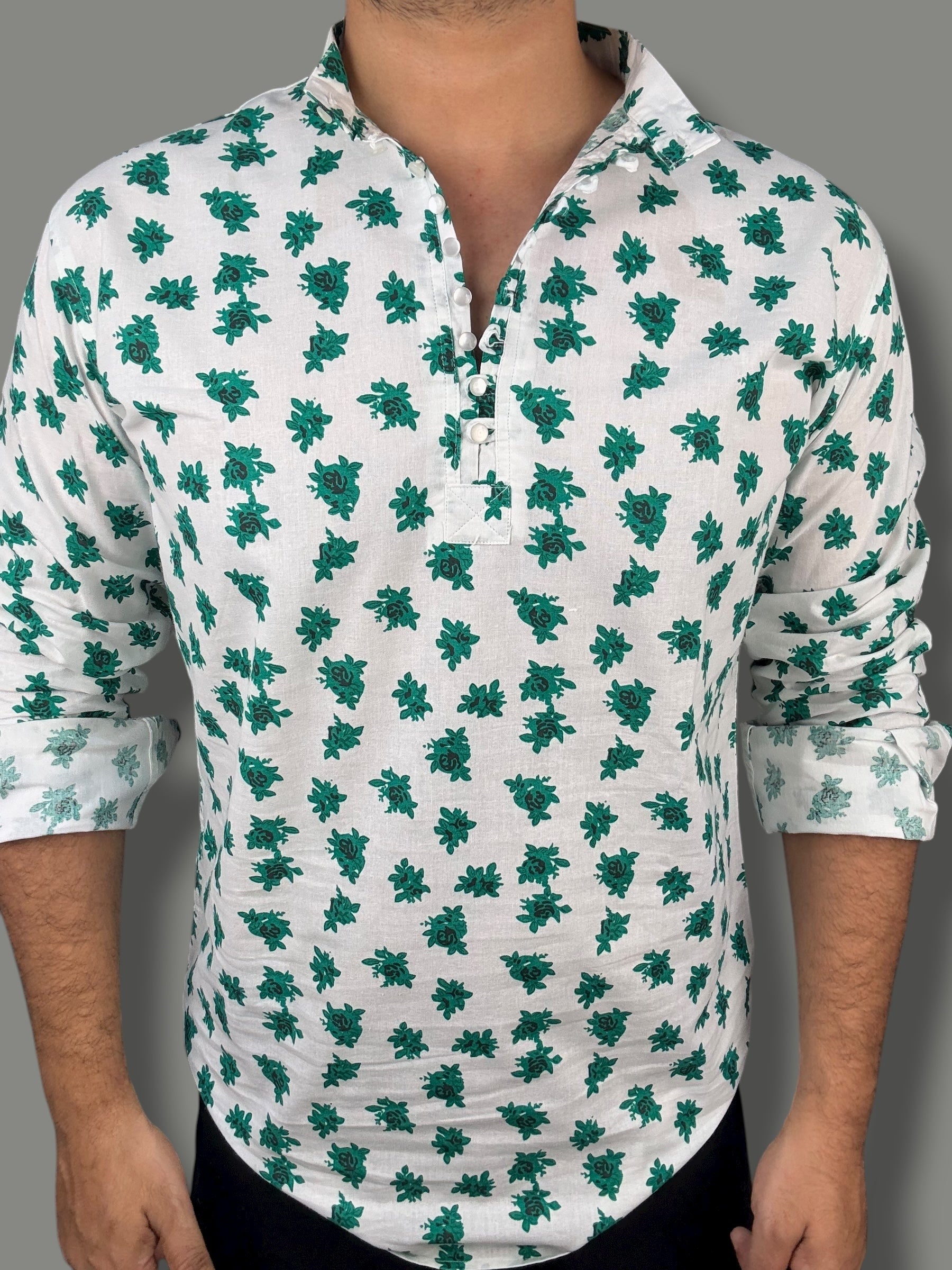 Premium Printed Short Kurta (XL) ED1037 R9 S2