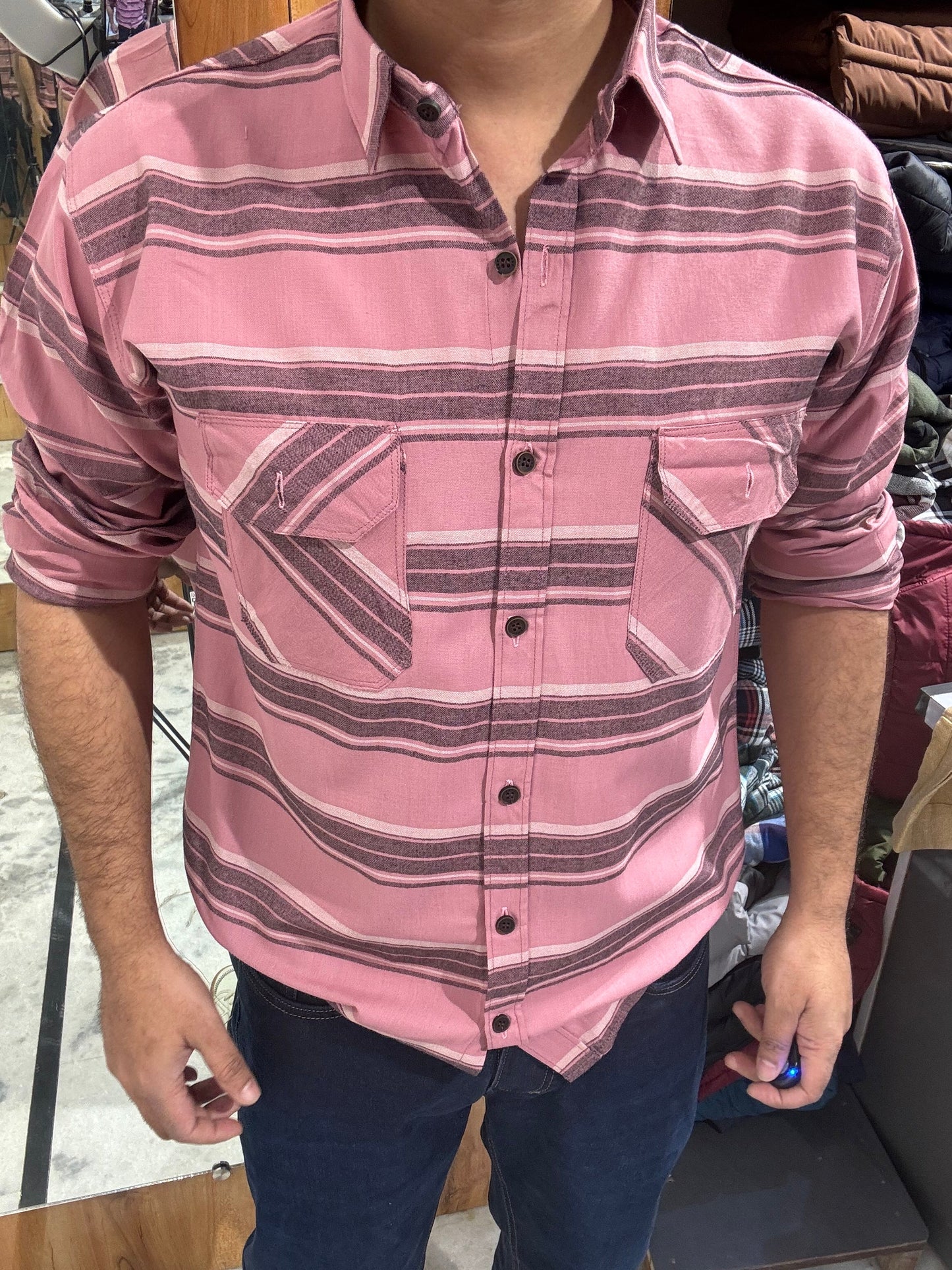 Premium Striped Shirt (M) ED1031