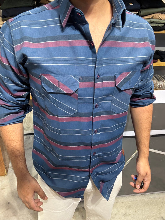 Premium Striped Shirt (L) ED1021