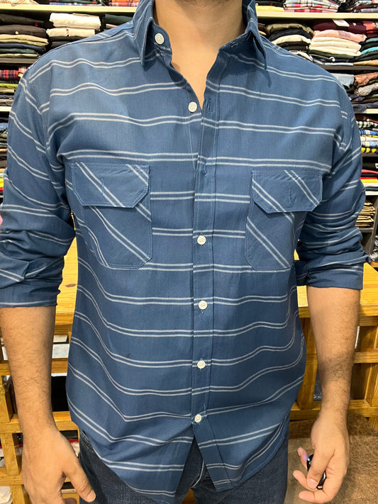 Premium Striped Shirt (M) ED1130
