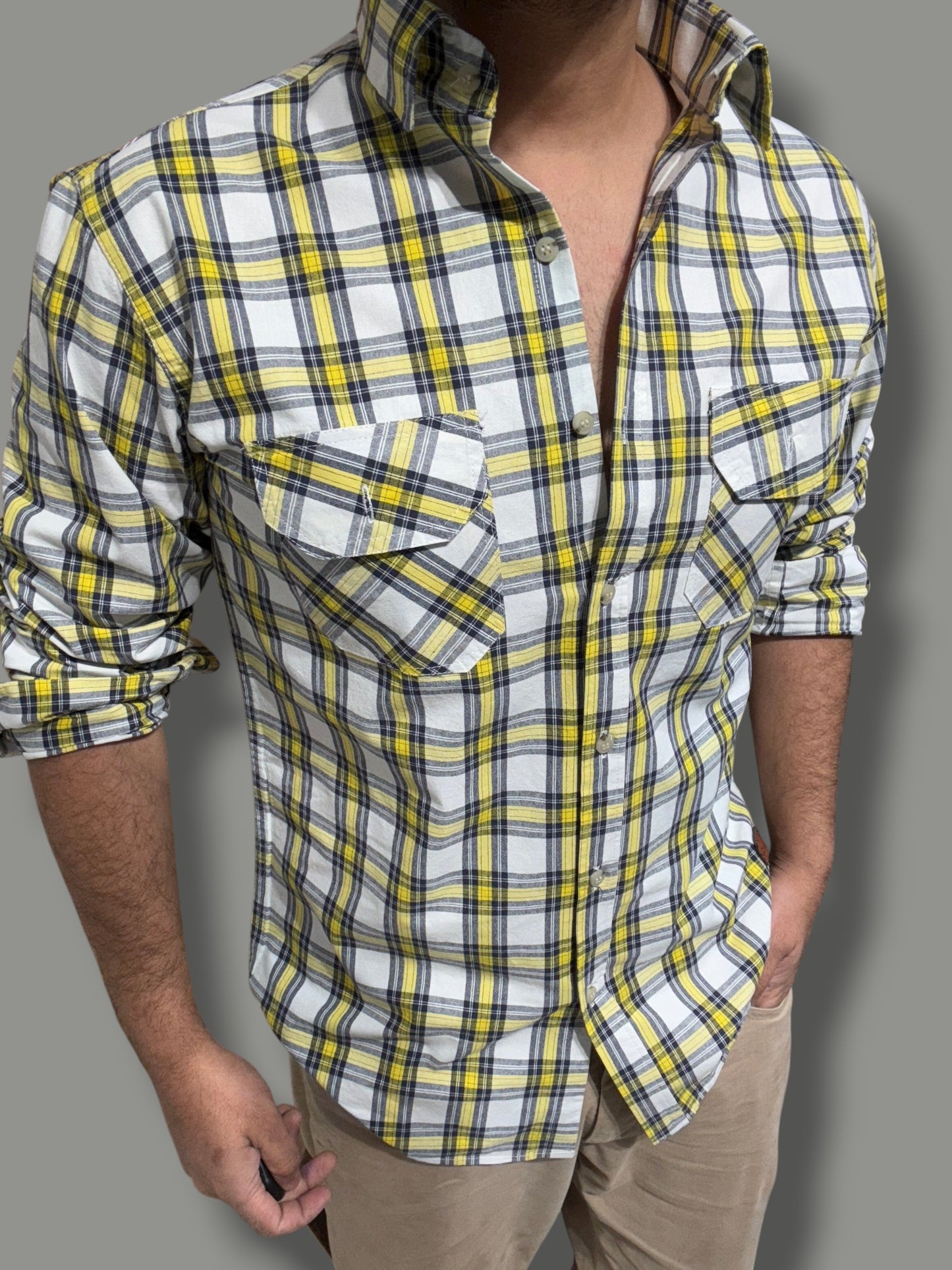 Premium Checked Shirt (L) ED1154 R9 S2