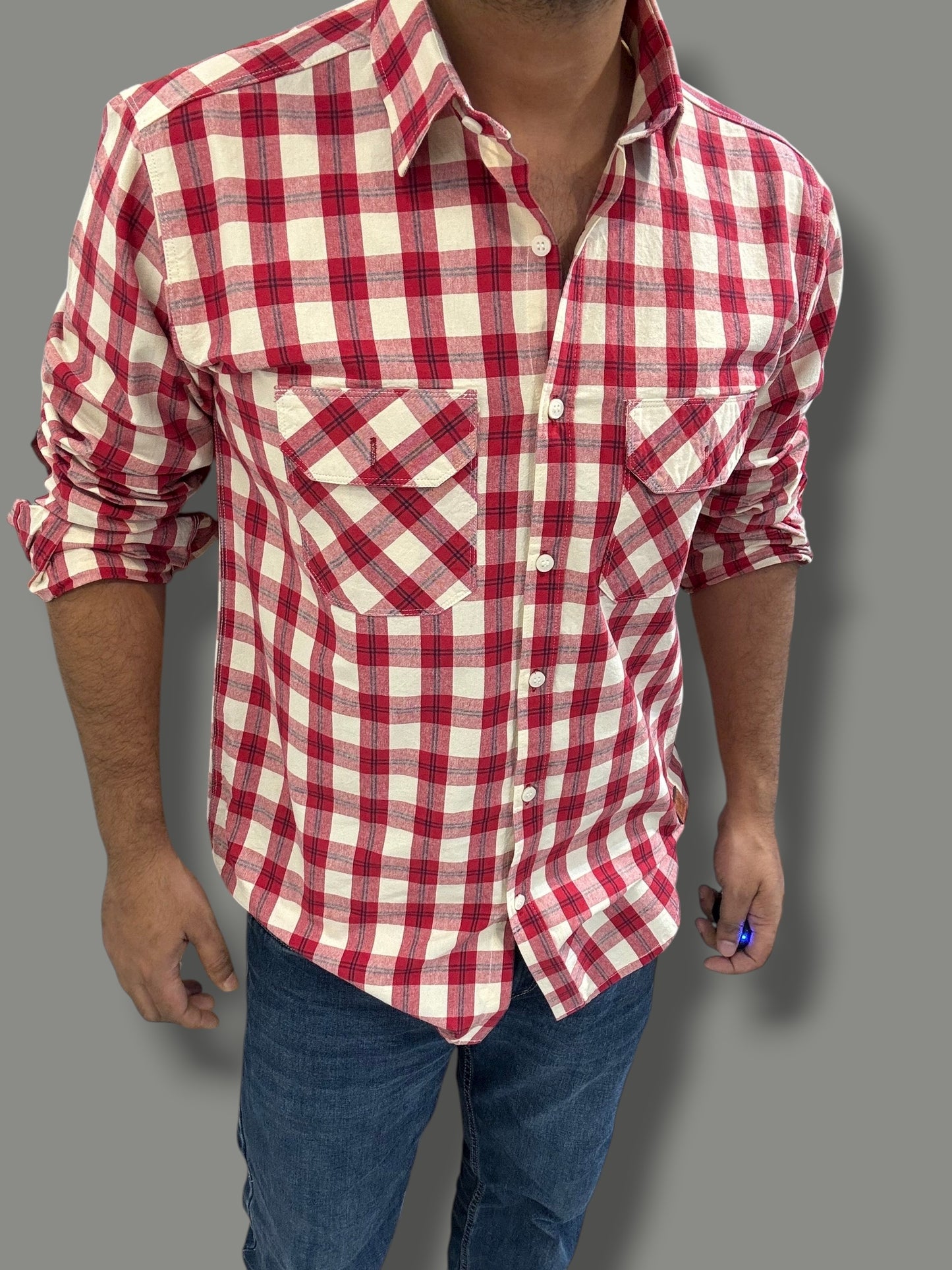 Premium Checked Shirt (L) ED1169 R9 S2