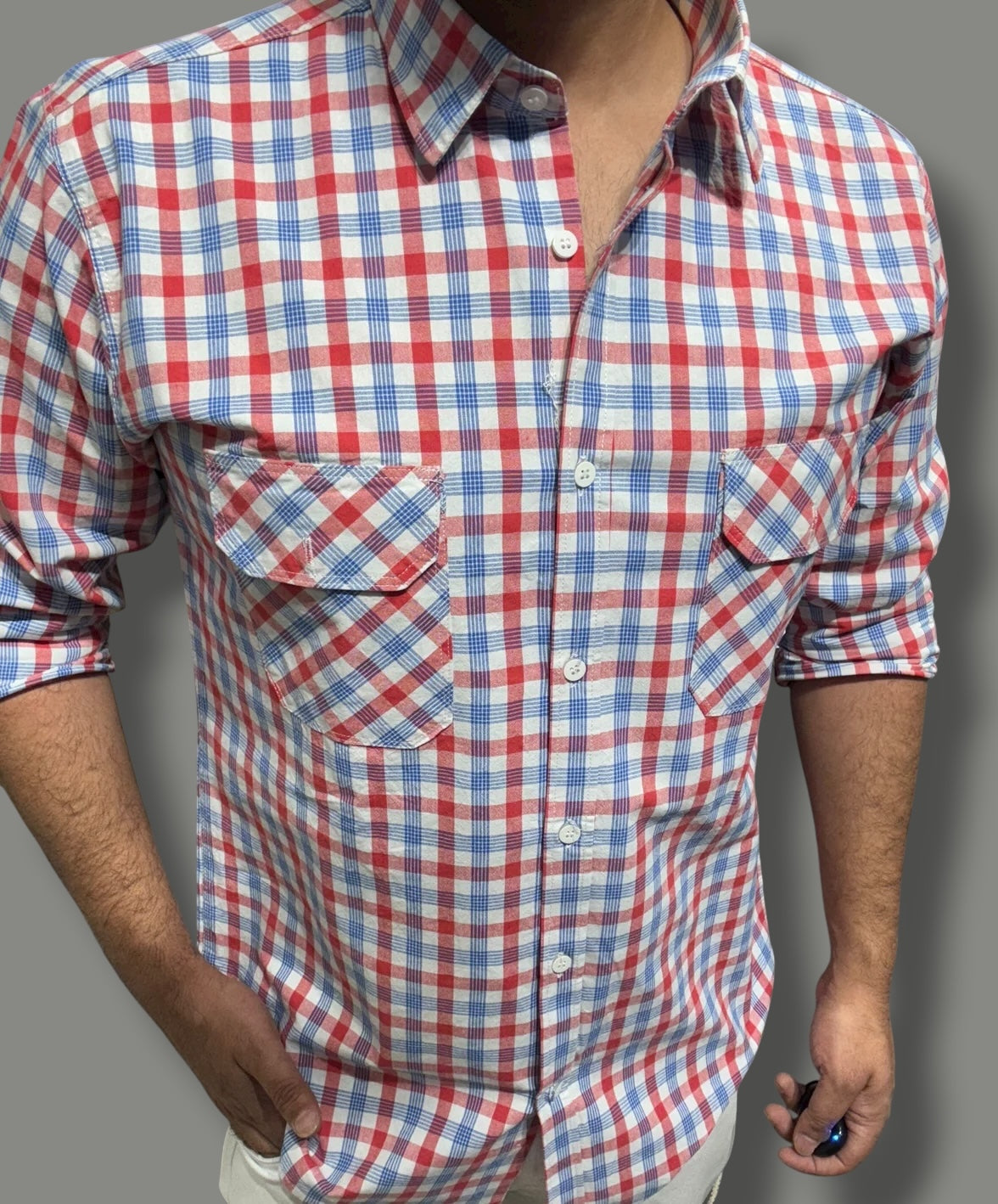 Premium Checked Shirt (XL) ED1142 R4S4